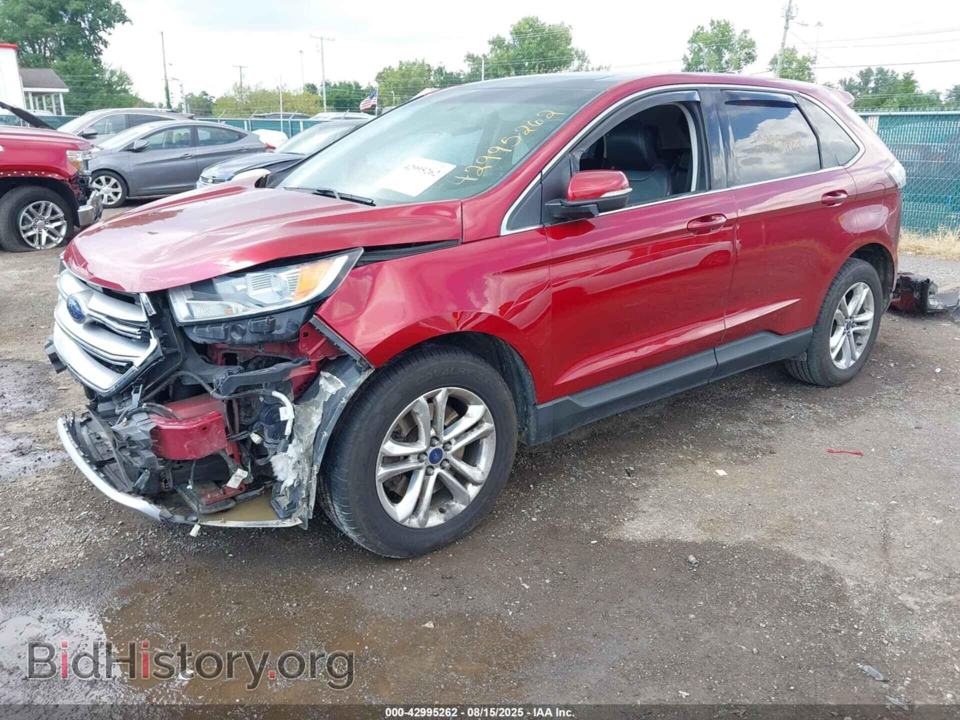 2015 FORD EDGE - VIN: 2FMTK4J98FBC10506 - Photo 2
