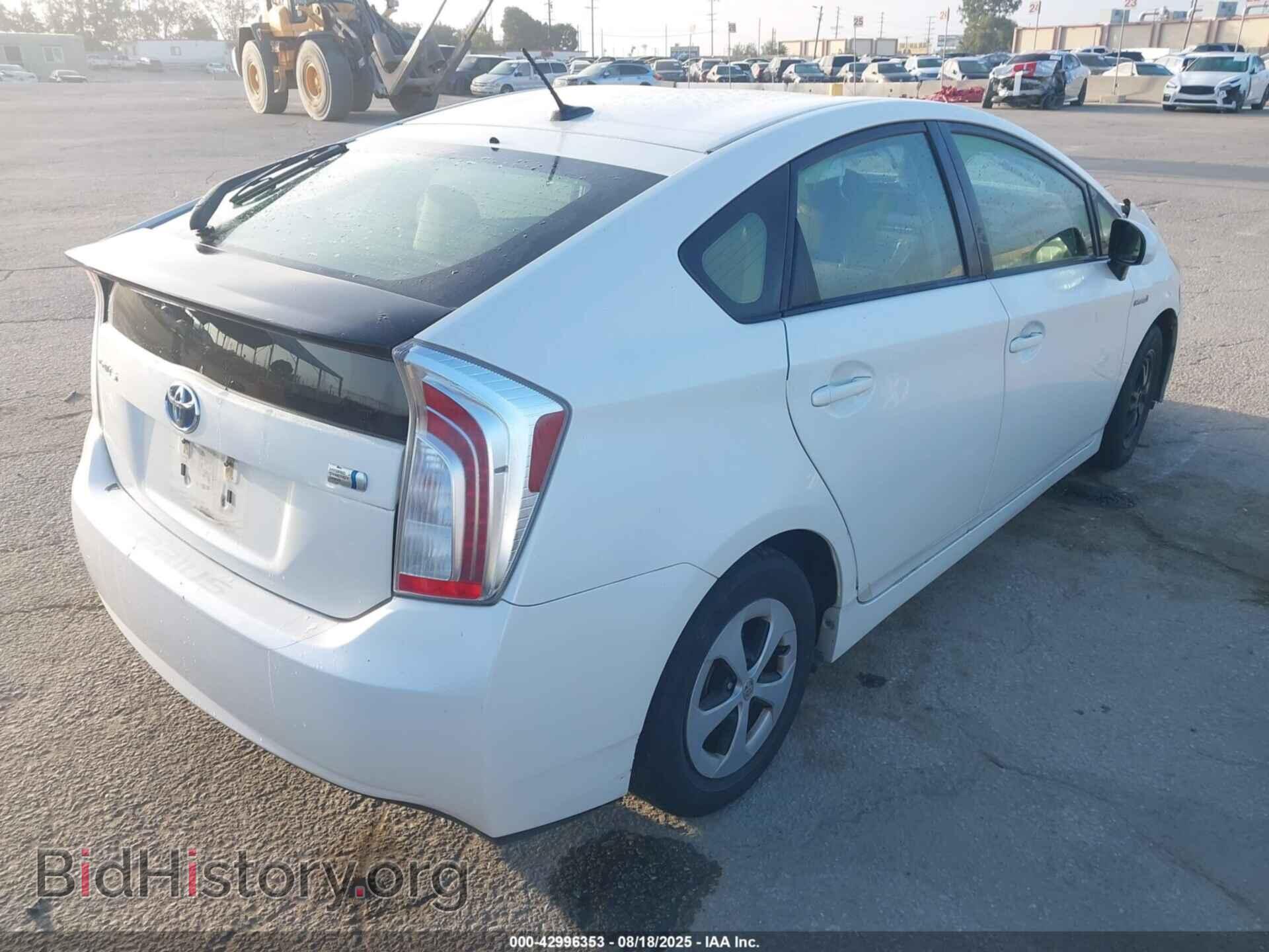 2013 TOYOTA PRIUS - VIN: JTDKN3DU3D5599249 - Фото 4