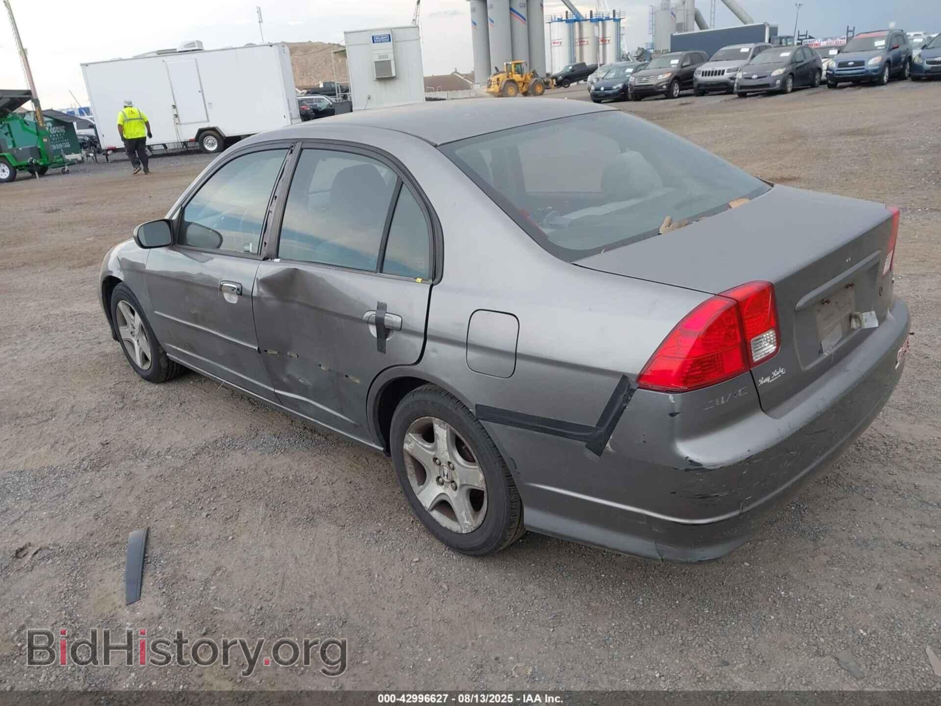 2005 HONDA CIVIC - VIN: 2HGES26895H512143 - Фото 3