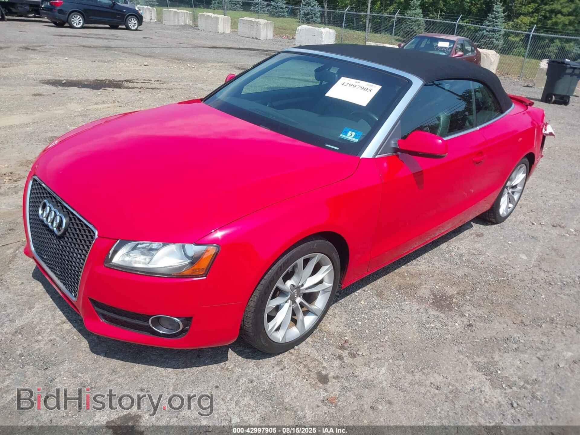 2012 AUDI A5 - VIN: WAUCFAFH9CN001876 - Фото 2