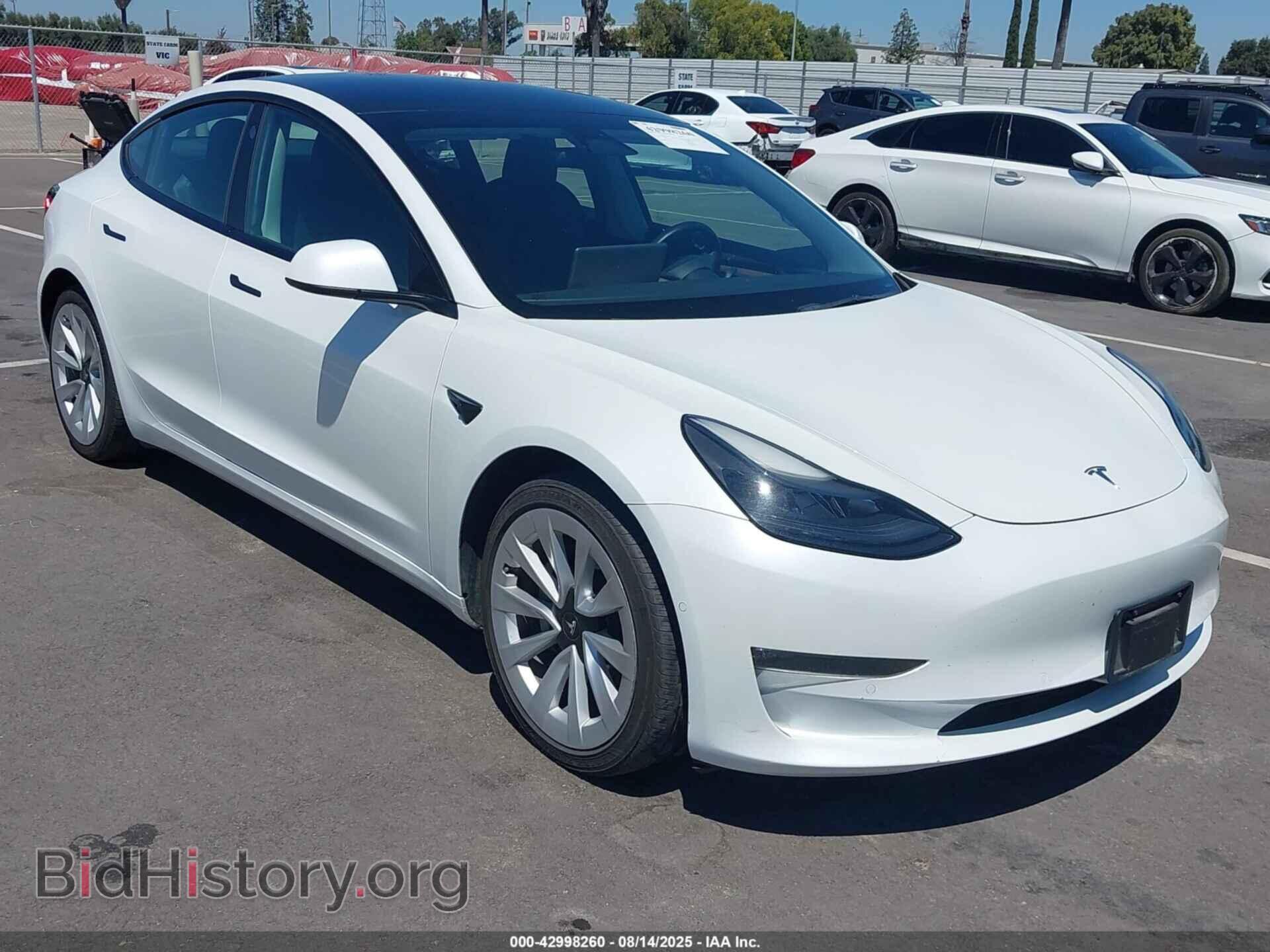 Фотография 5YJ3E1EB5NF145381 - TESLA MODEL 3 2022