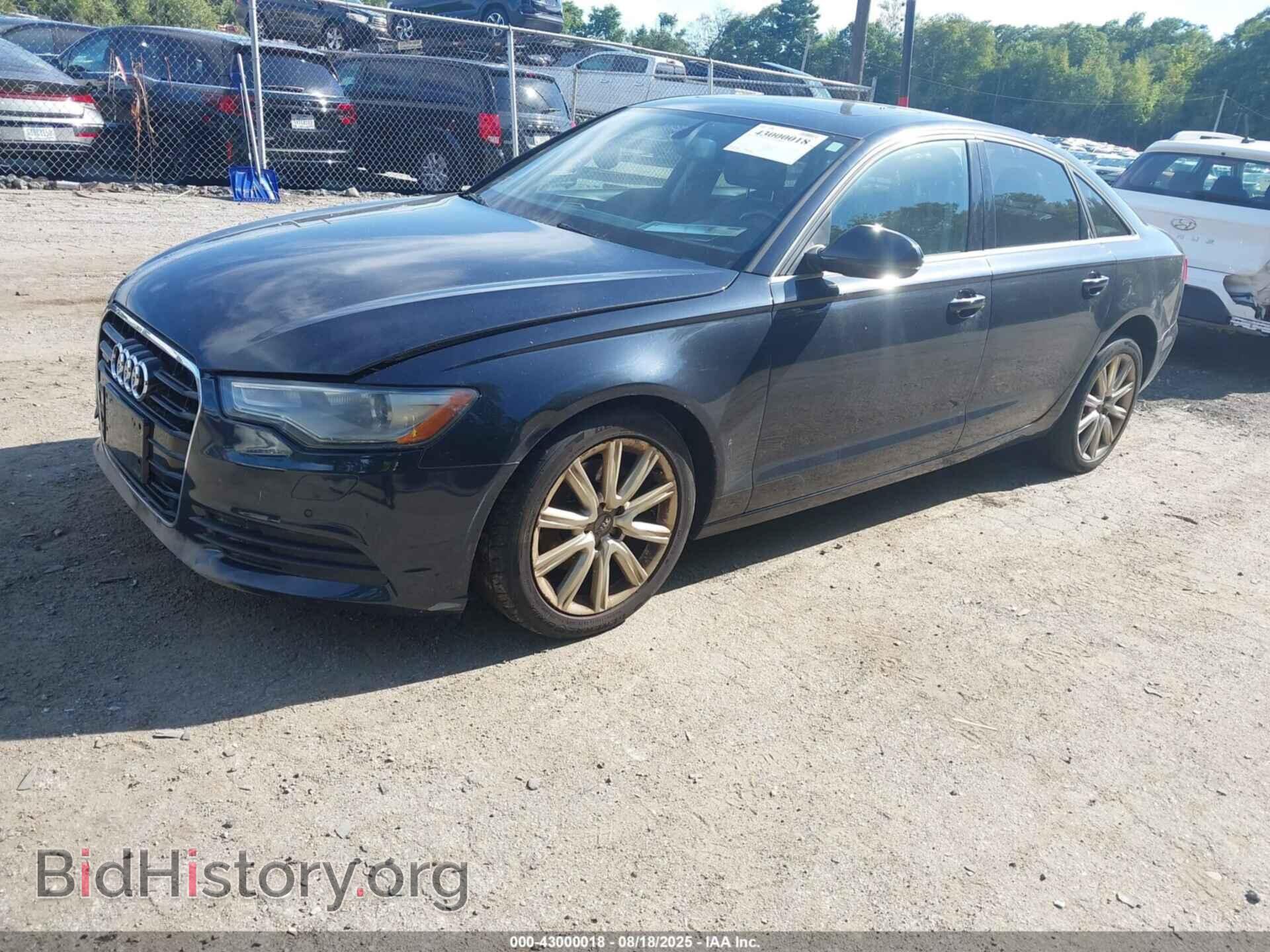 2013 AUDI A6 - VIN: WAUGFAFCODNOO9517 - Фото 2