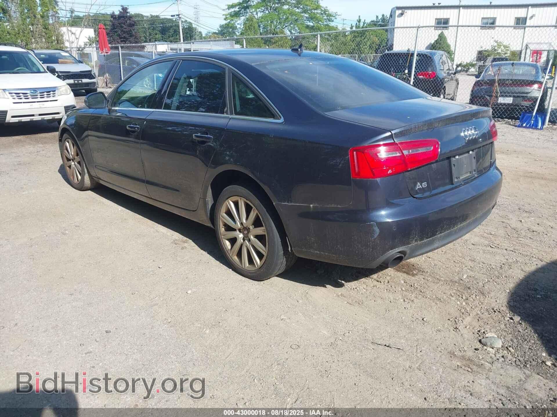 2013 AUDI A6 - VIN: WAUGFAFCODNOO9517 - Фото 3