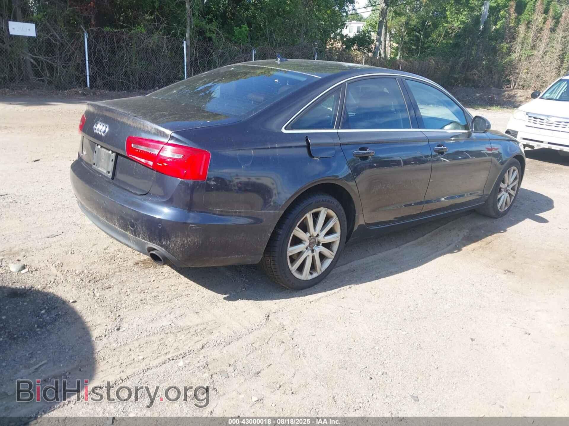2013 AUDI A6 - VIN: WAUGFAFCODNOO9517 - Фото 4