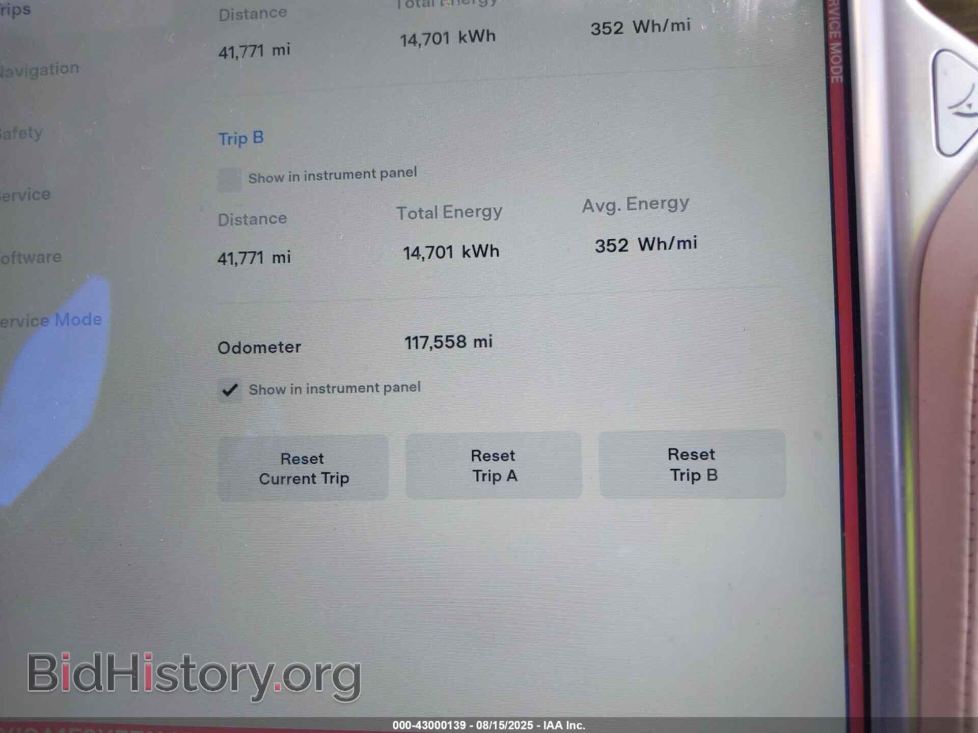 2015 TESLA MODEL S - VIN: 5YJSA1E2XFF114099 - Photo 7