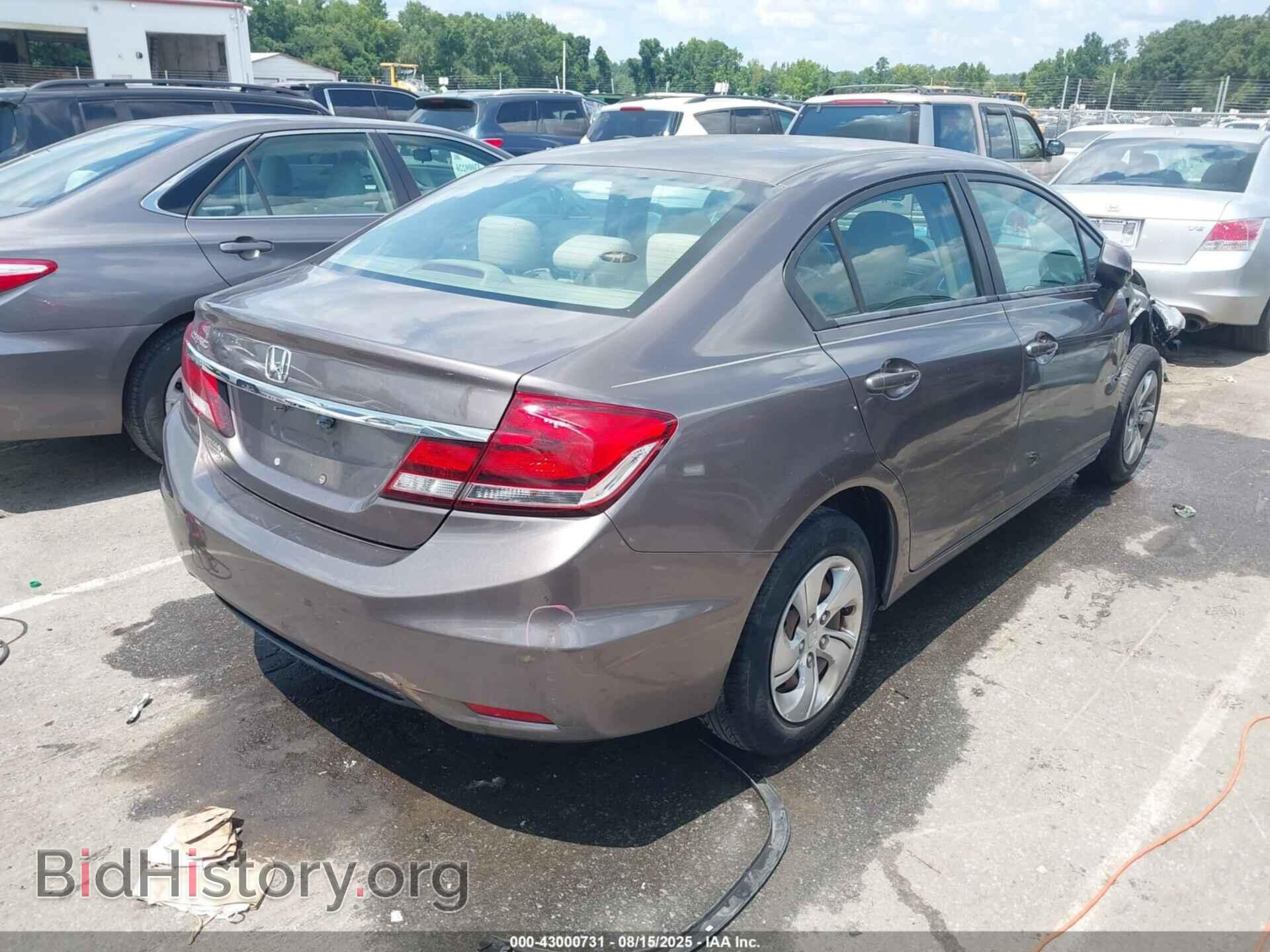 2013 HONDA CIVIC - VIN: 19XFB2F58DE092569 - Фото 4