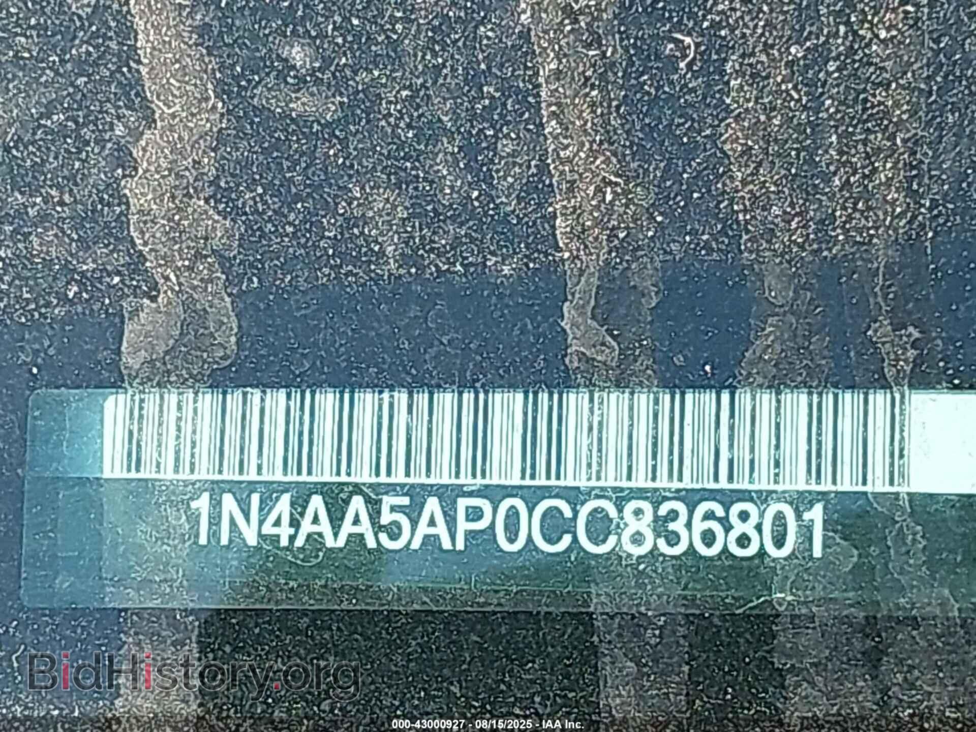 2012 NISSAN MAXIMA - VIN: 1N4AA5AP0CC836801 - Фото 18