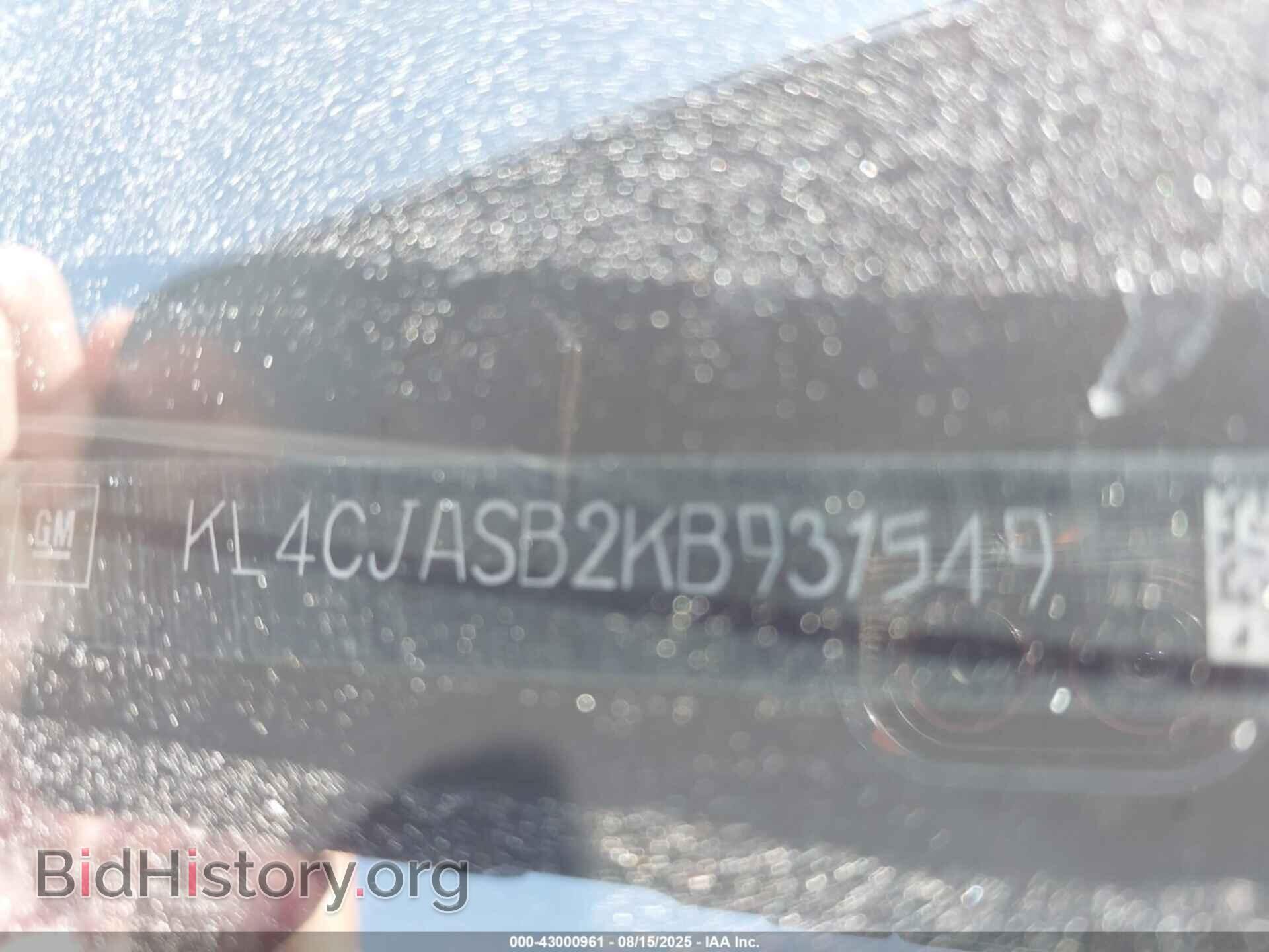 2019 BUICK ENCORE - VIN: KL4CJASB2KB931549 - Фото 9
