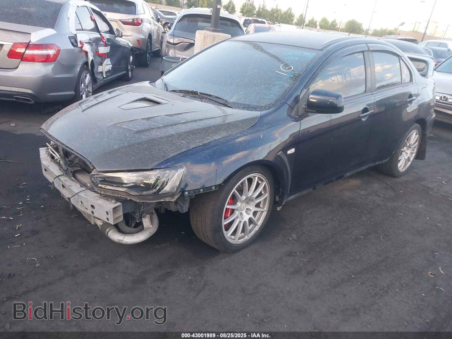 2014 MITSUBISHI LANCER EVOLUTION - VIN: JA32W8FV3EU024641 - Фото 2
