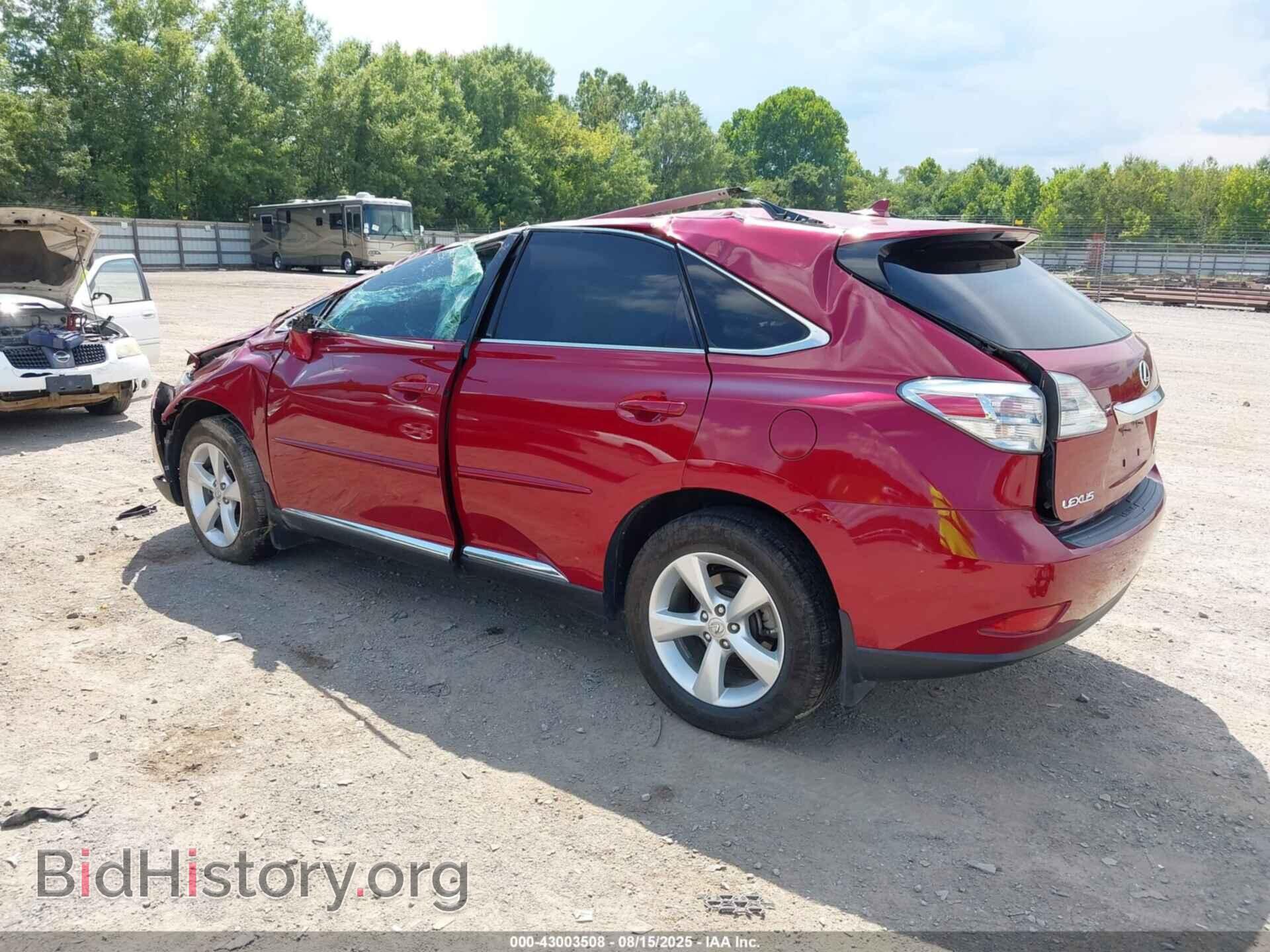 2011 LEXUS RX 350 - VIN: 2T2BK1BA5BC113414 - Фото 3