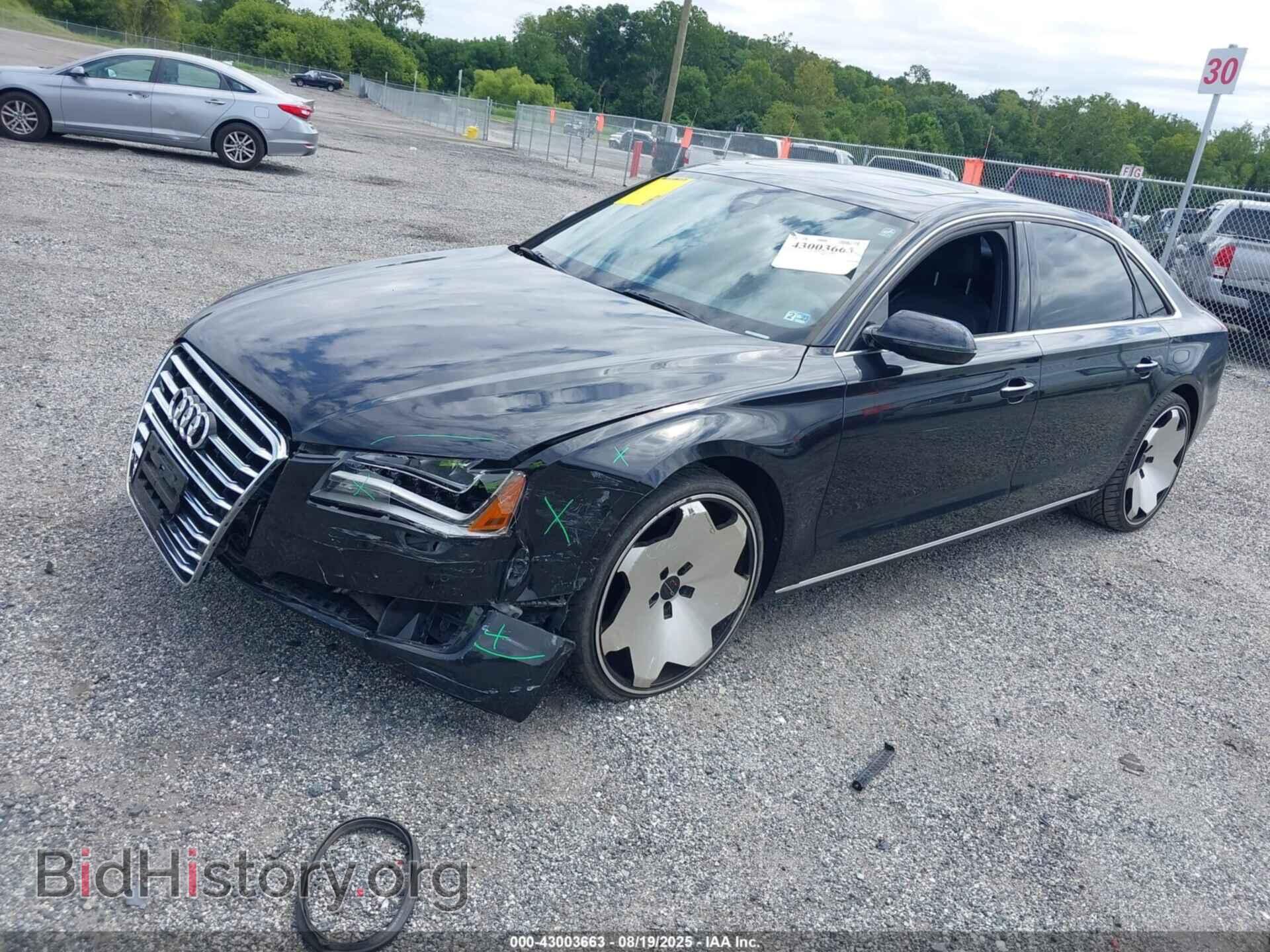 2013 AUDI A8 L - VIN: WAURGAFD8DN028024 - Фото 2