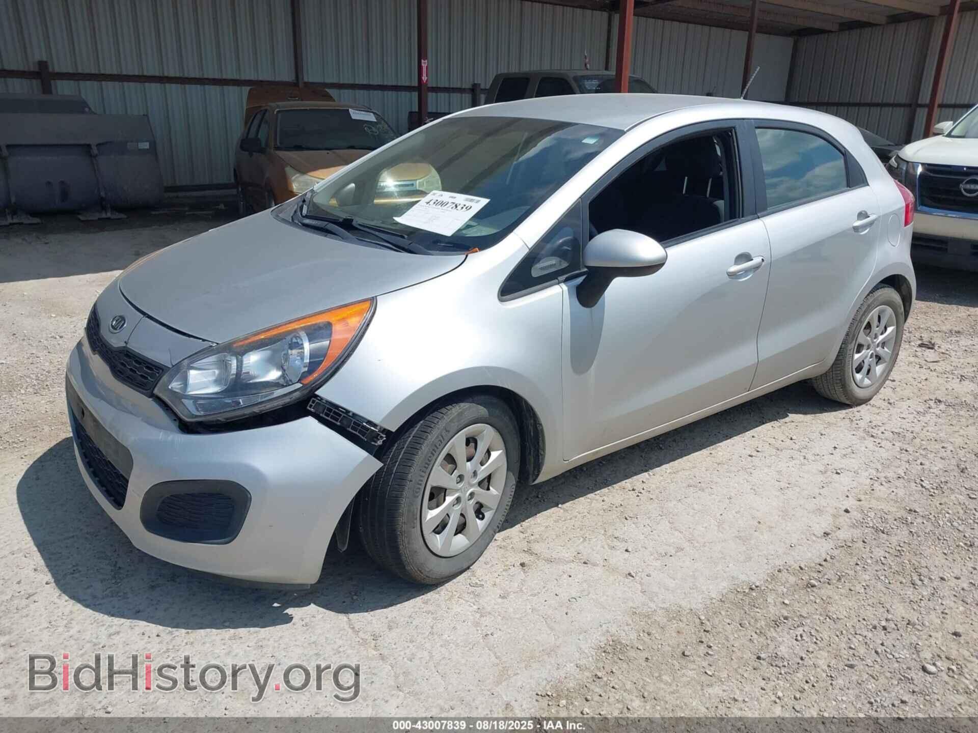 2013 KIA RIO - VIN: KNADM5A32D6100273 - Фото 2
