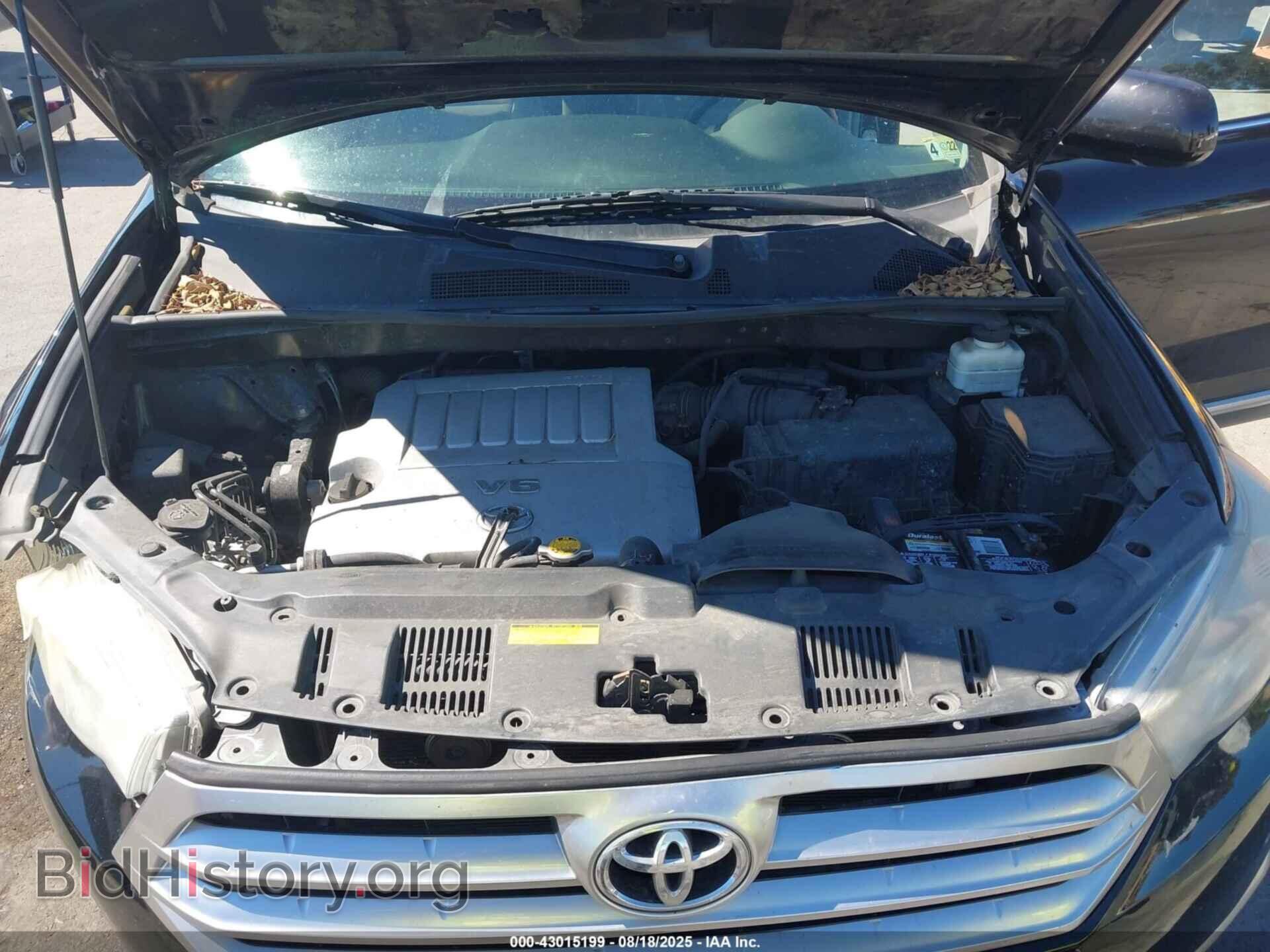 2012 TOYOTA HIGHLANDER - VIN: 5TDBK3EH2CS115641 - Фото 10