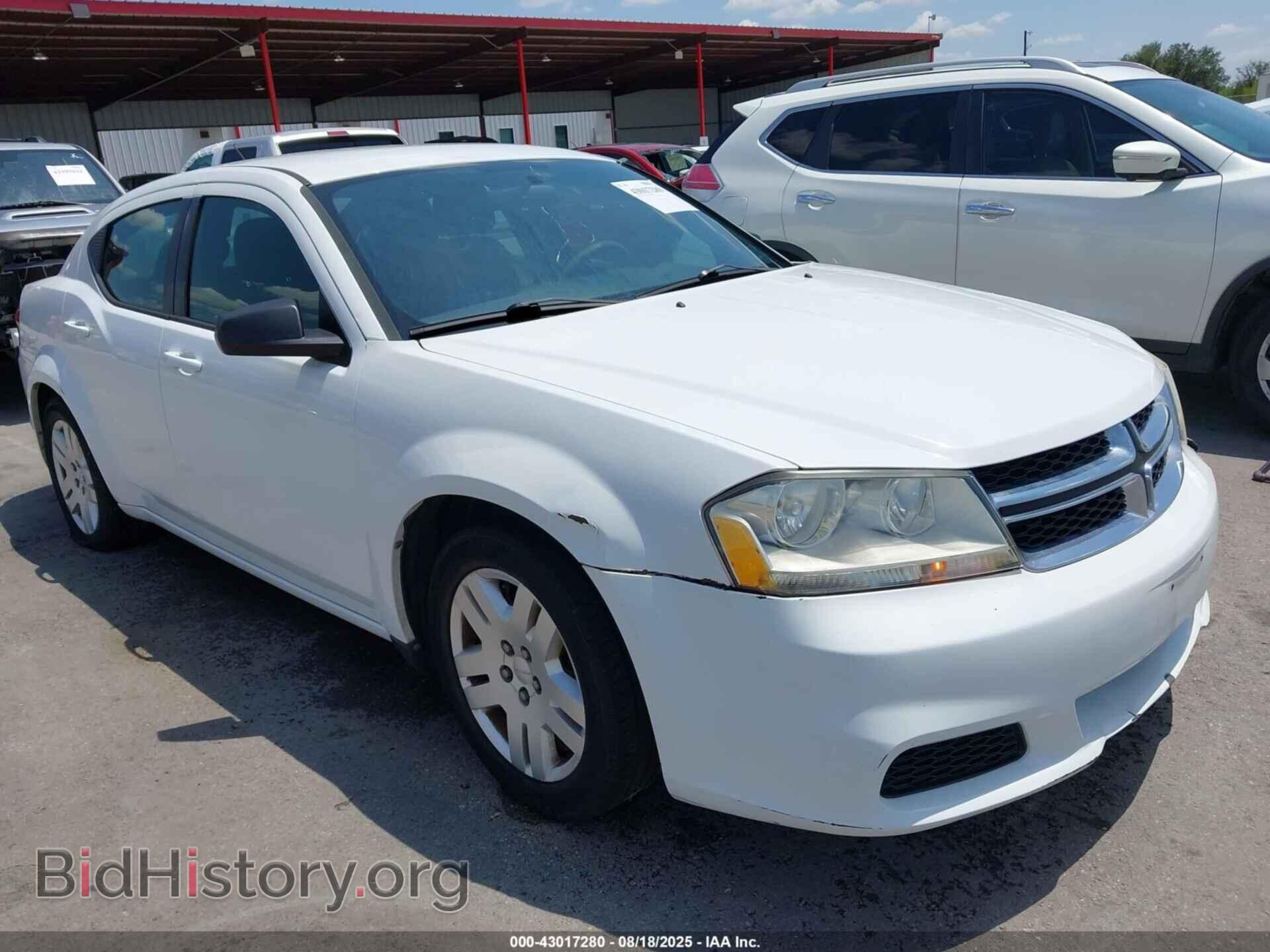 Photo 1C3CDZAB6CN143357 - DODGE AVENGER 2012