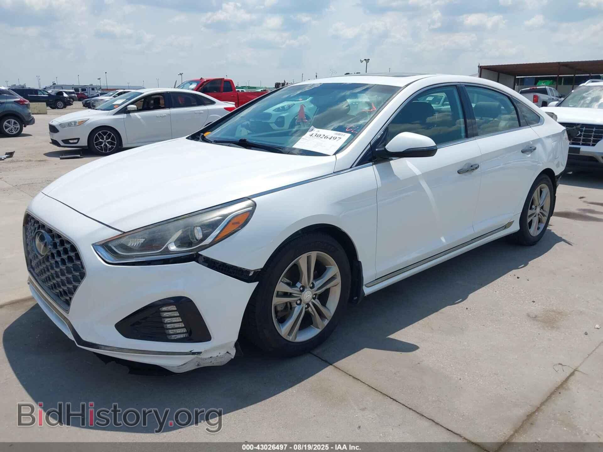 2019 HYUNDAI SONATA - VIN: 5NPE34AF4KH767735 - Фото 2