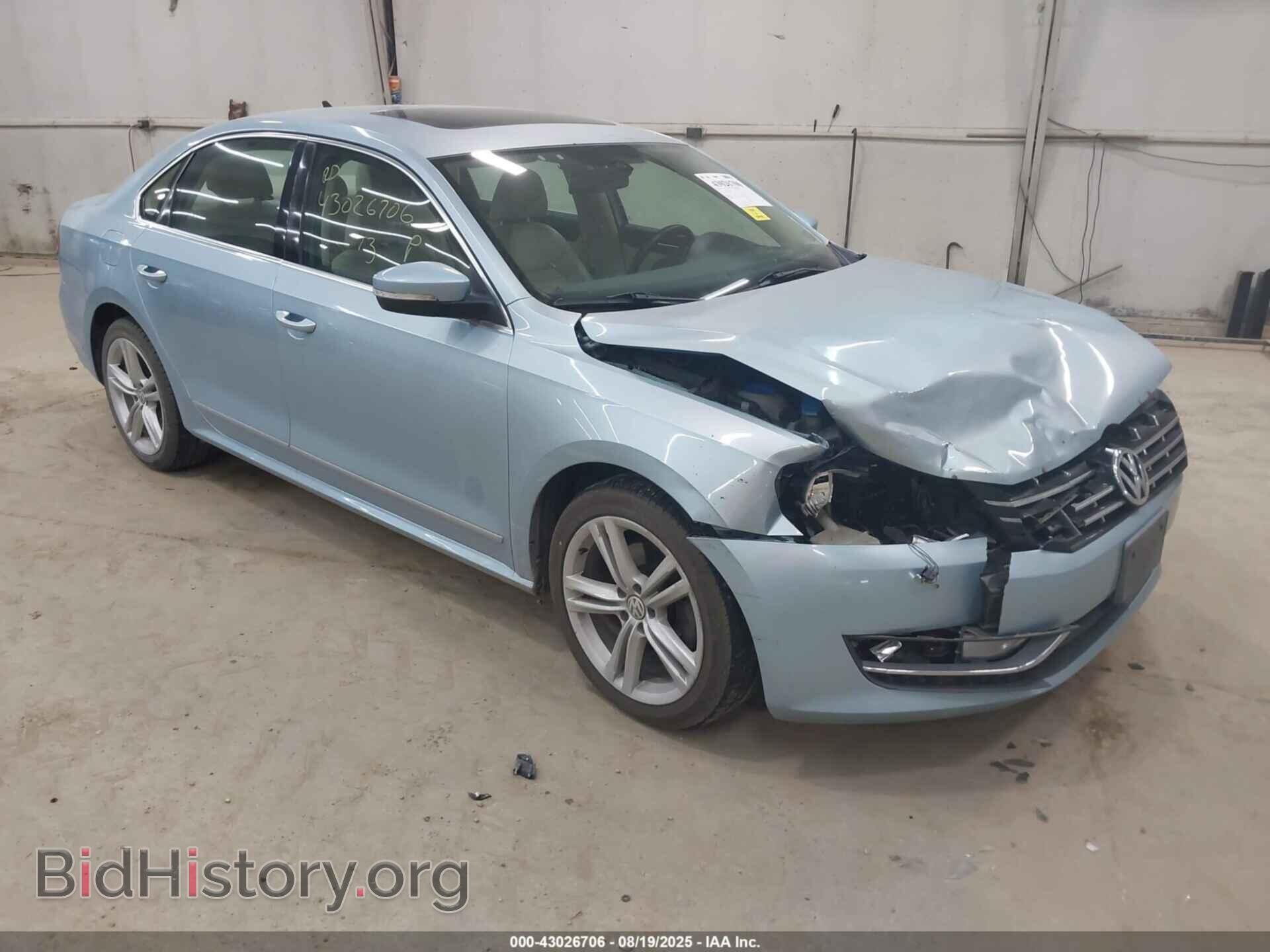 Фотография 1VWCN7A36DC093835 - VOLKSWAGEN PASSAT 2013