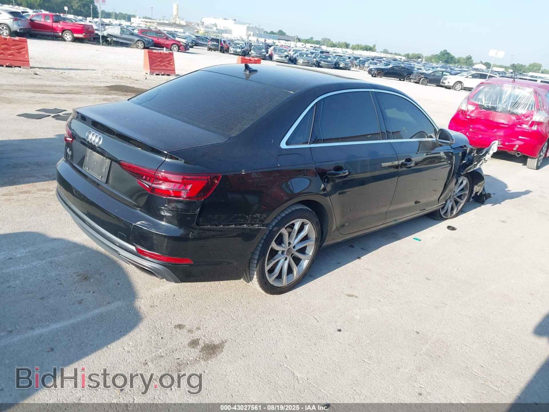 2019 AUDI A4 - VIN: WAUGMAF40KN002675 - Фото 4