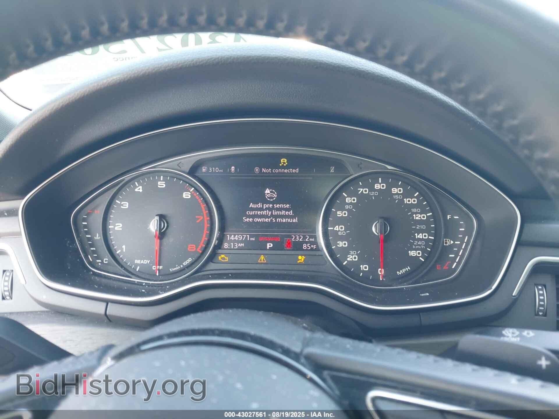 2019 AUDI A4 - VIN: WAUGMAF40KN002675 - Фото 7
