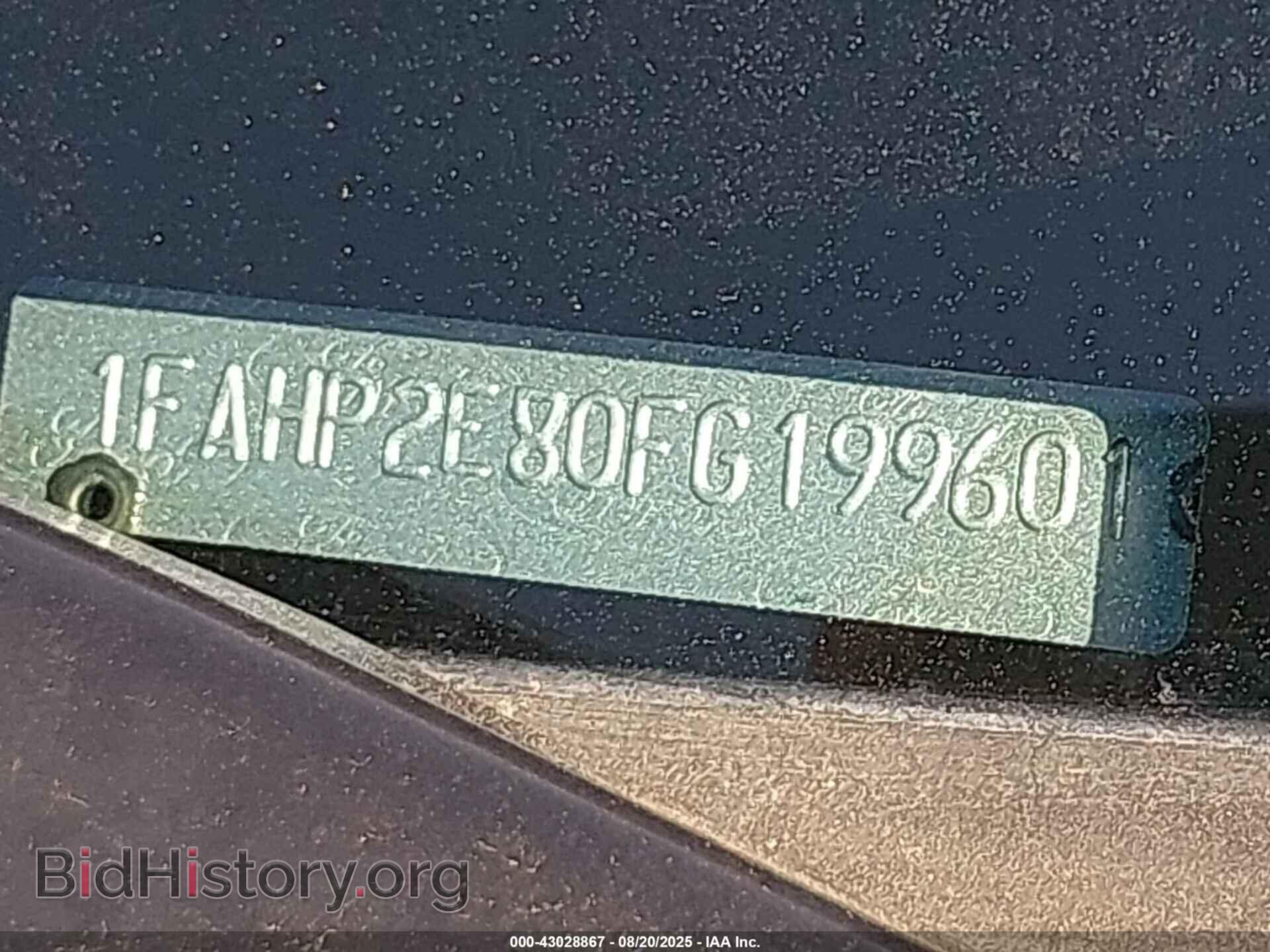 2015 FORD TAURUS - VIN: 1FAHP2E80FG199601 - Photo 9