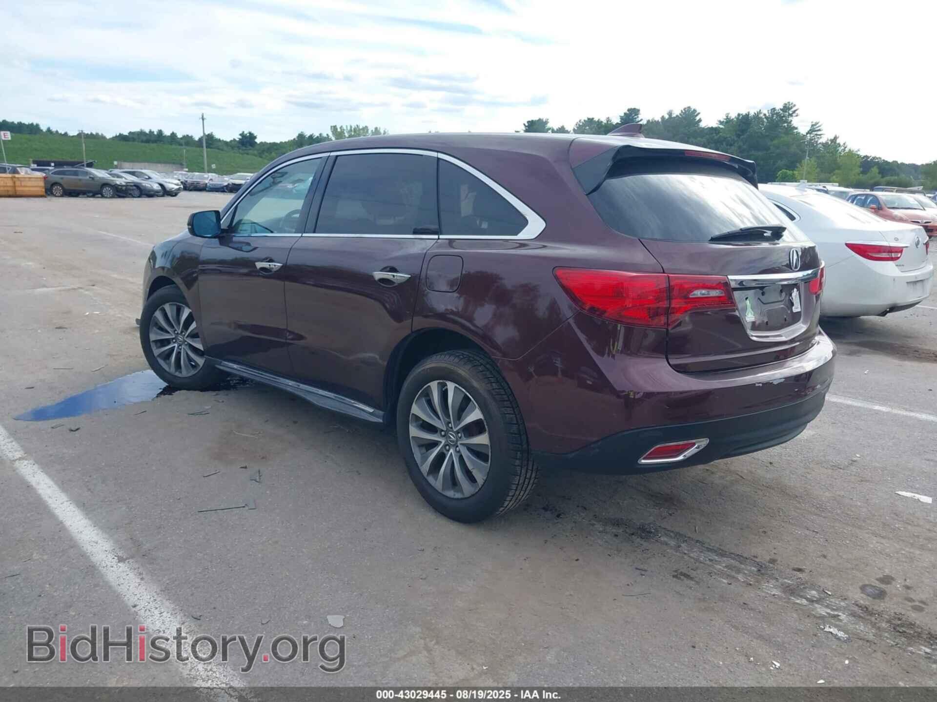 2015 ACURA MDX - VIN: 5FRYD4H47FB012676 - Фото 3