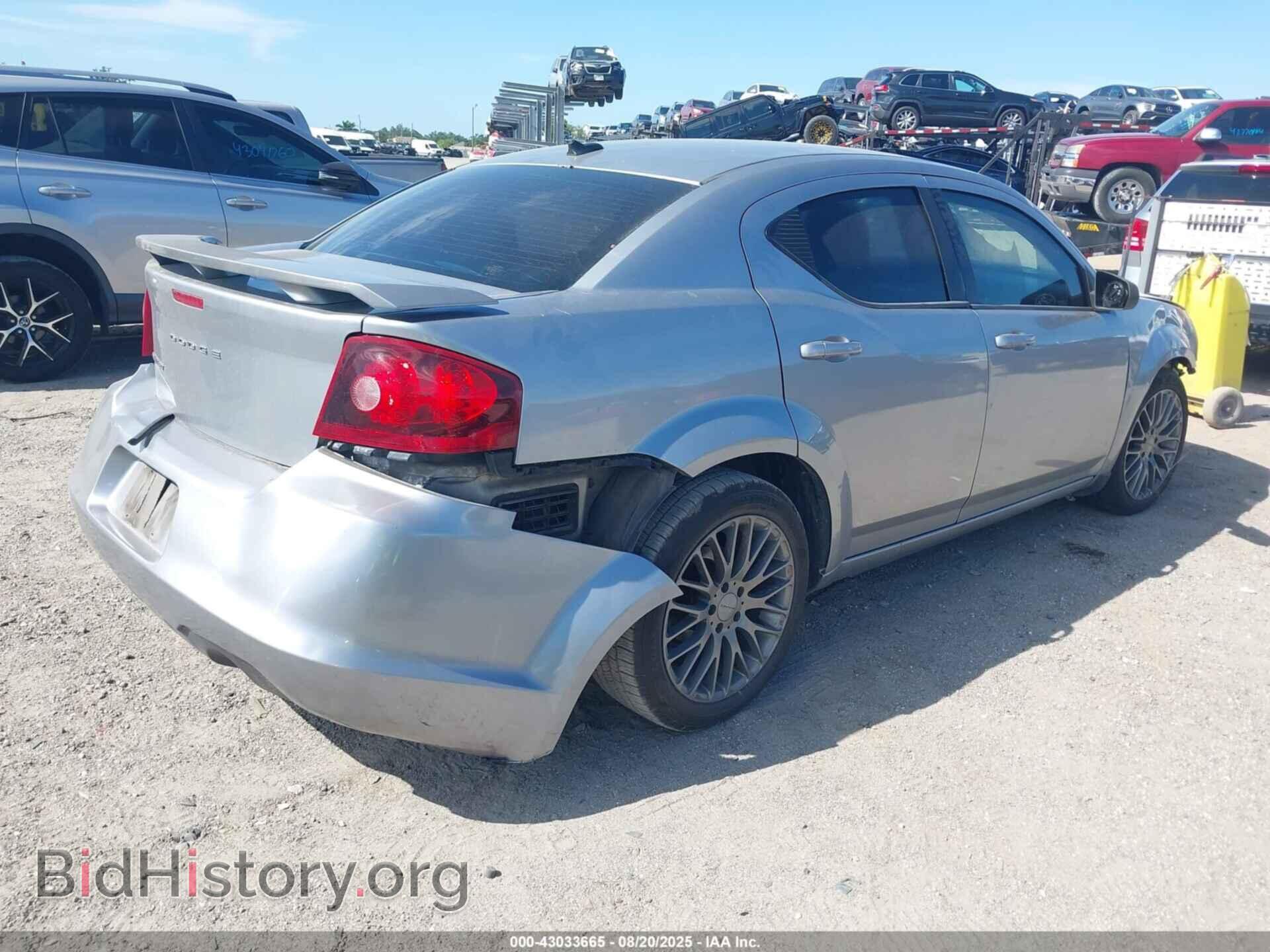 2013 DODGE AVENGER - VIN: 1C3CDZAB9DN700442 - Фото 4