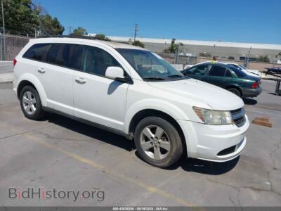 2010 Dodge JOURNEY SXT, белый — VIN 3D4PG5FV5AT238802, IAAI
