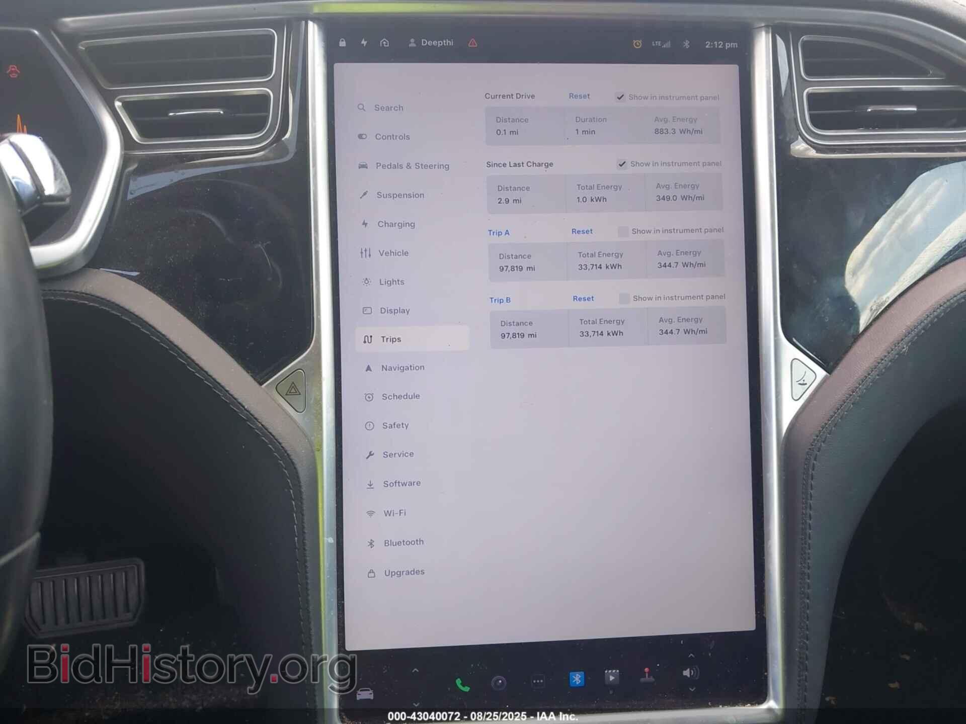 2013 TESLA MODEL S - VIN: 5YJSA1CN3DFP14165 - Photo 7