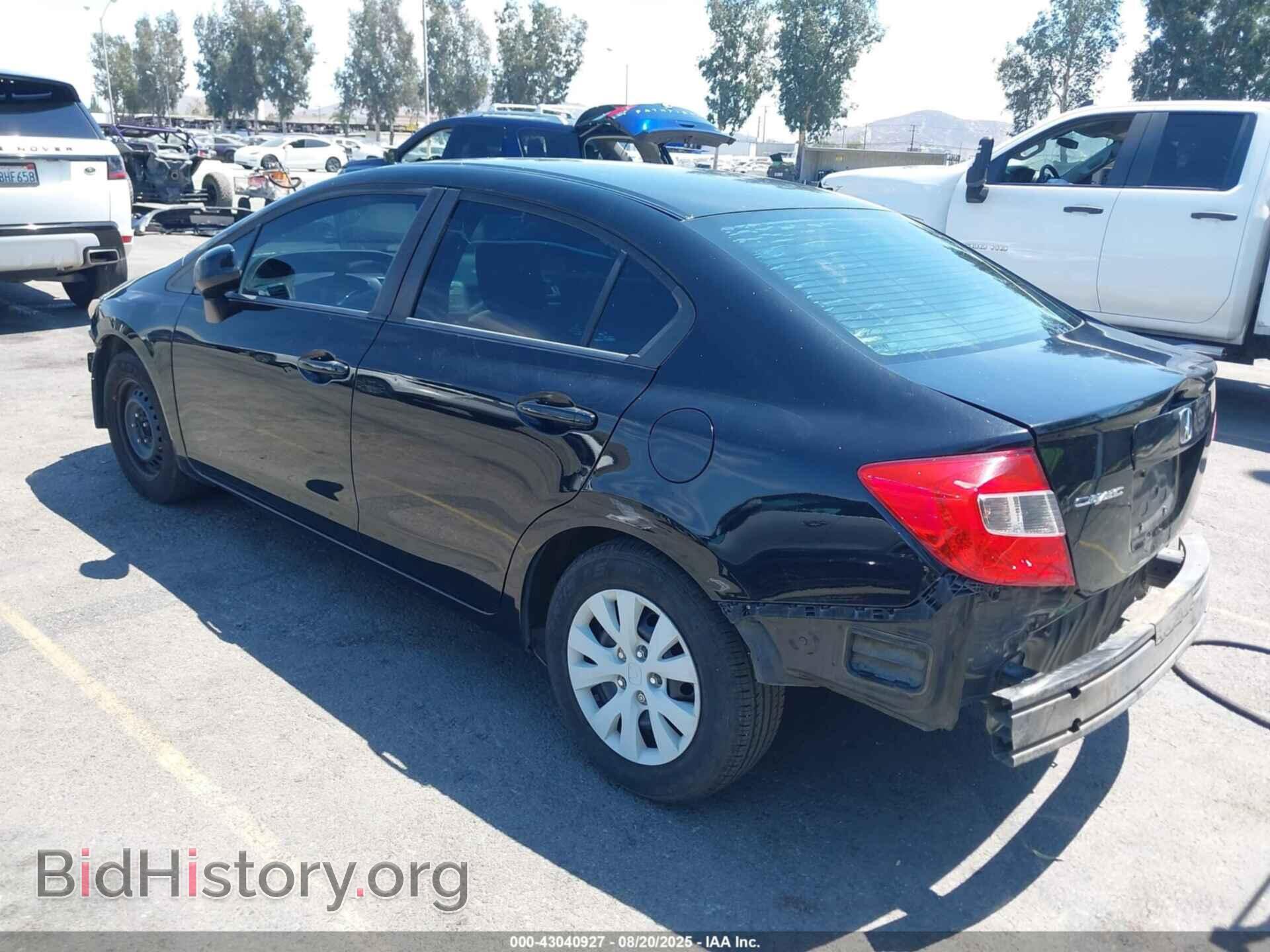 2012 HONDA CIVIC - VIN: 19XFB2F59CE359670 - Фото 3