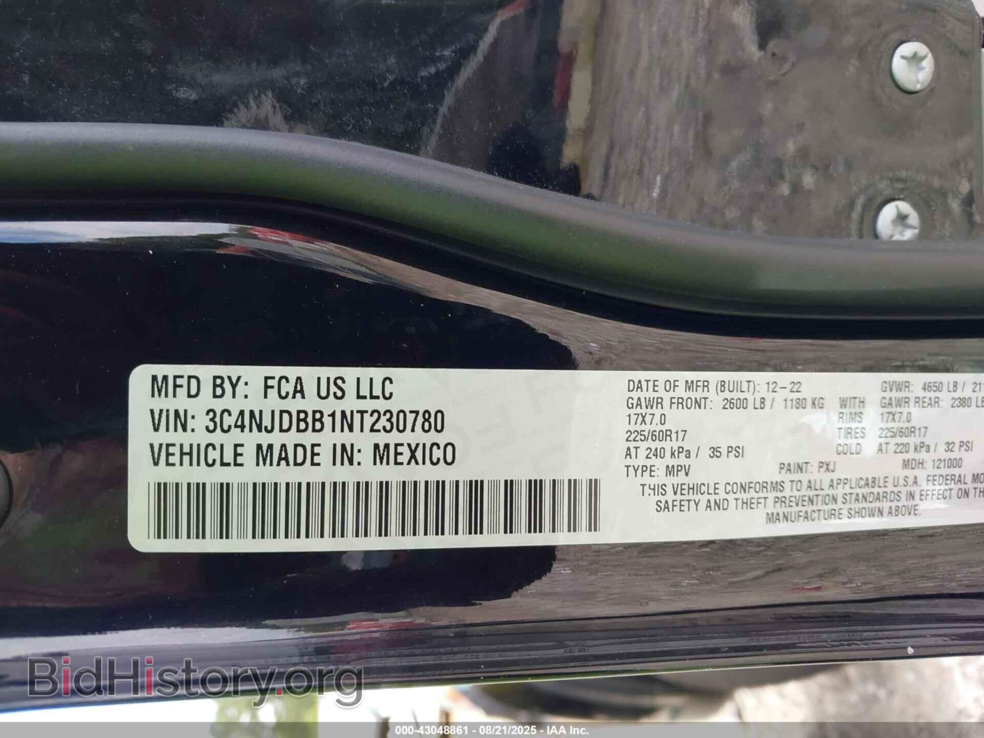 2022 JEEP COMPASS - VIN: 3C4NJDBB1NT230780 - Фото 9