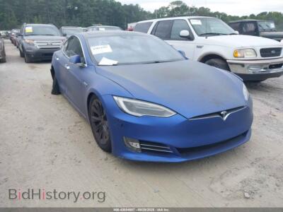 2016 Tesla MODEL S 60d/70d/75d/85d/90d, синий — VIN 5YJSA1E28GF144476, IAAI