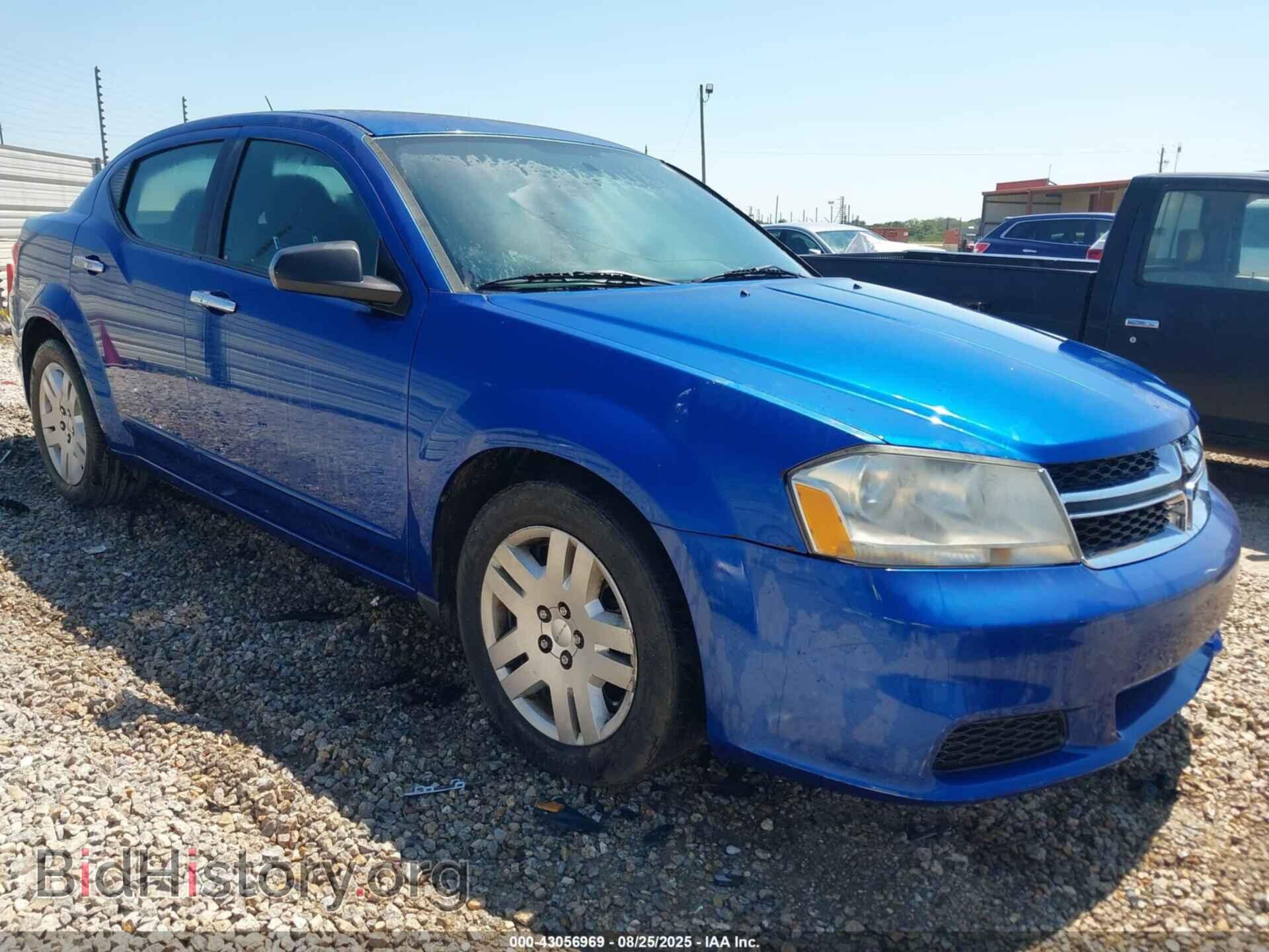 Photo 1C3CDZAB6CN209602 - DODGE AVENGER 2012