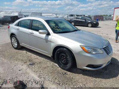 2012 Chrysler 200 LX, silver — VIN 1C3CCBAB3CN319680, IAAI