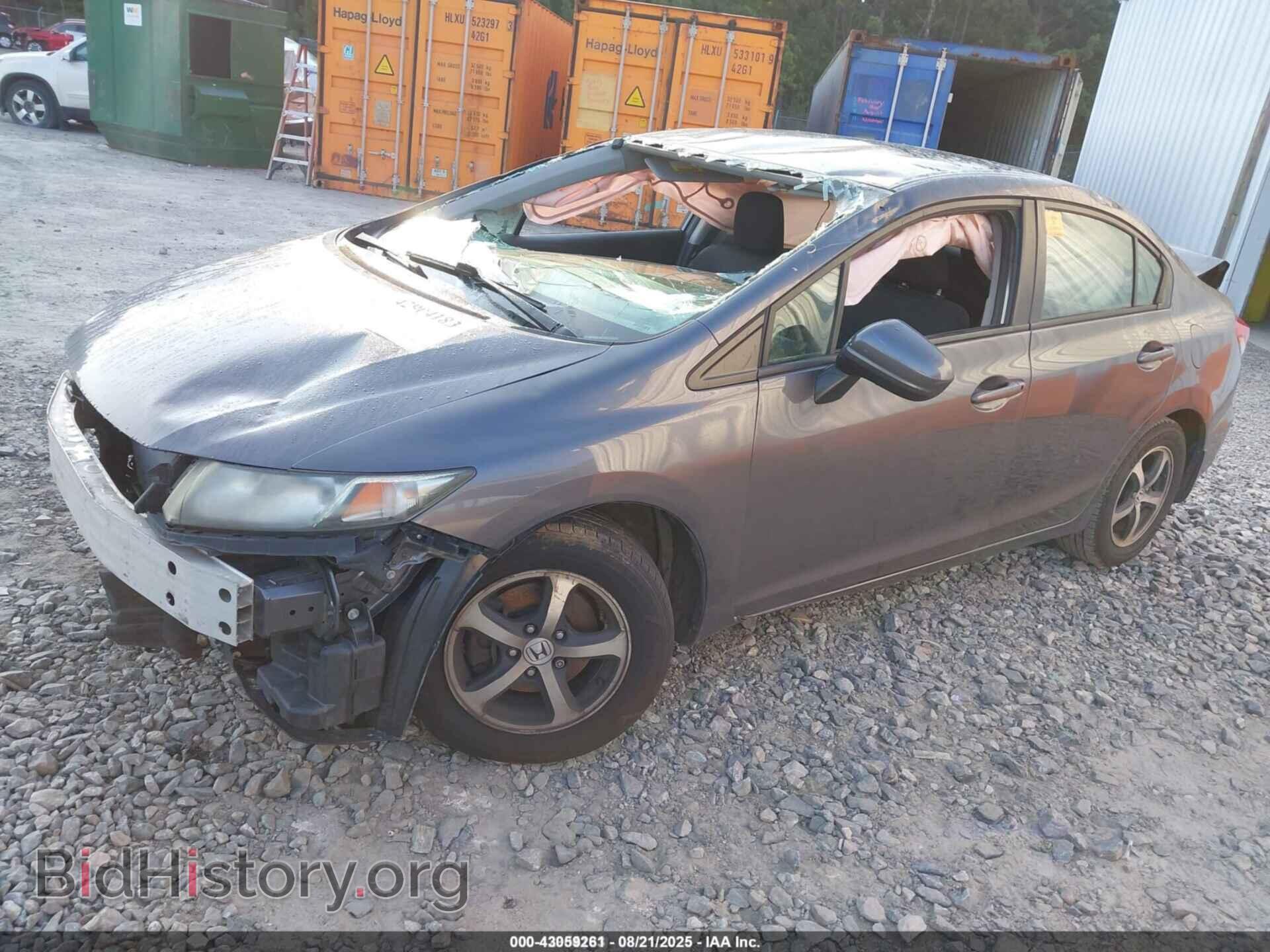 2015 HONDA CIVIC - VIN: 19XFB2F76FE243557 - Фото 2