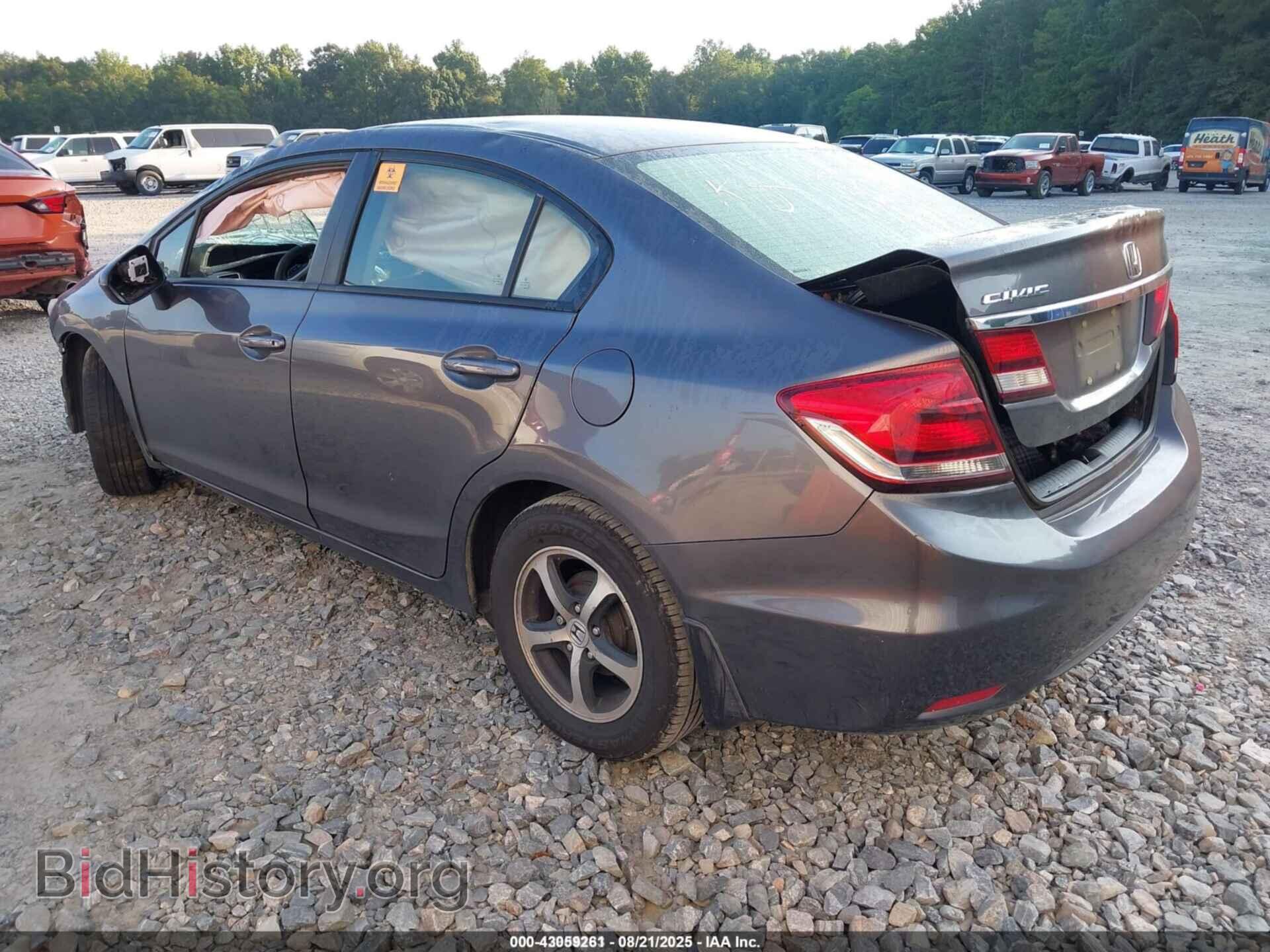 2015 HONDA CIVIC - VIN: 19XFB2F76FE243557 - Фото 3
