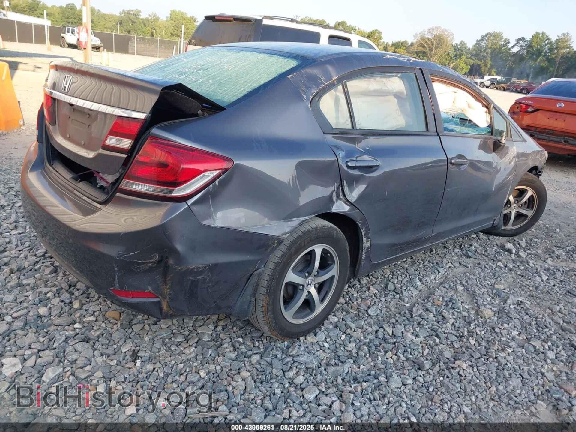 2015 HONDA CIVIC - VIN: 19XFB2F76FE243557 - Фото 4