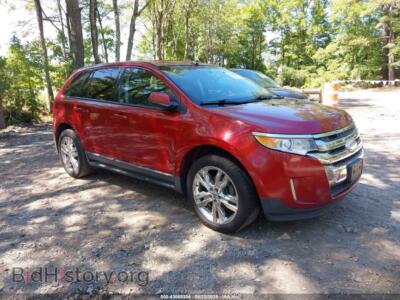 2013 Ford EDGE SEL, красный — VIN 2FMDK3J90DBA67448, IAAI