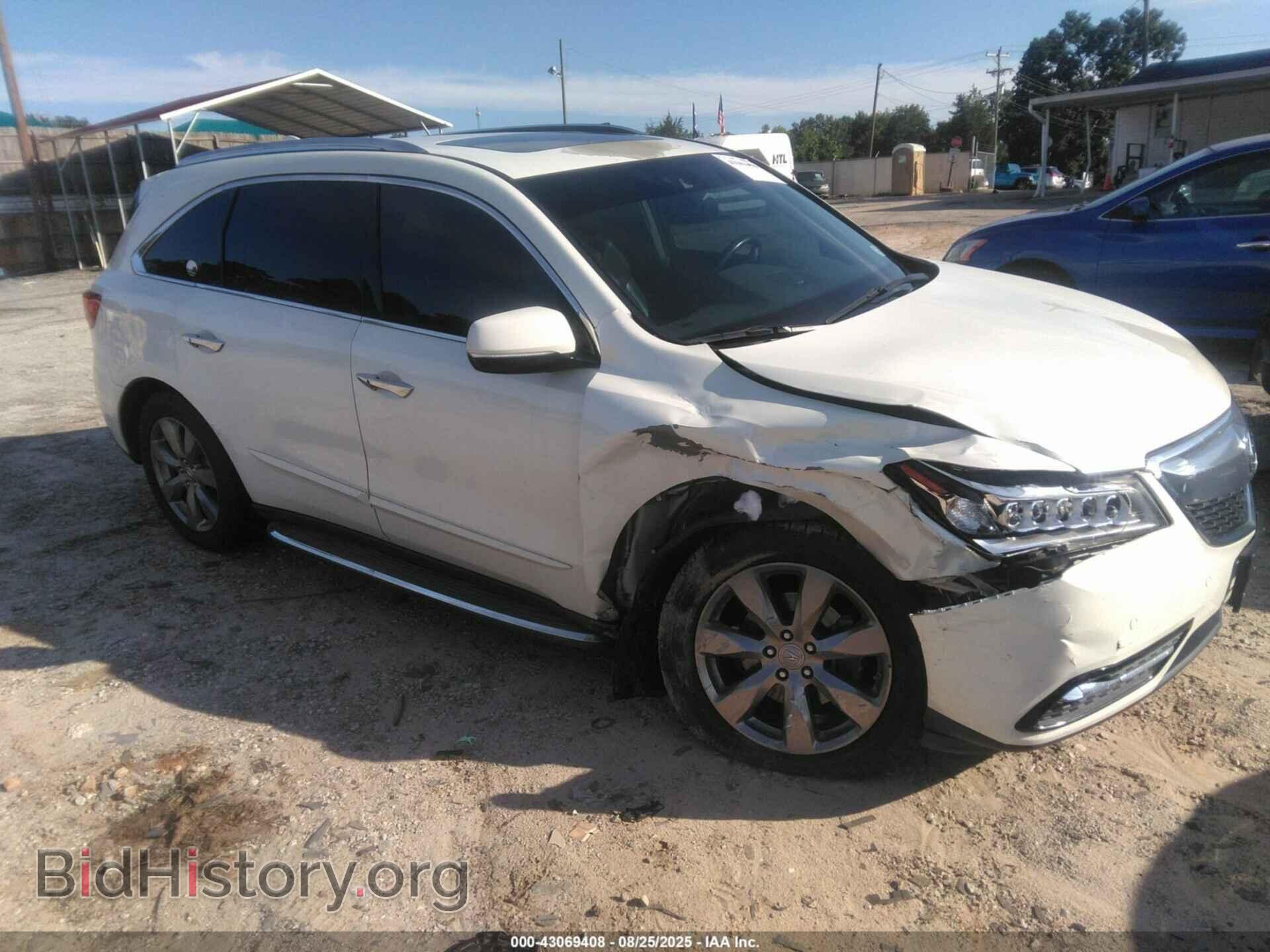 Фотография 5FRYD4H9XGB016377 - ACURA MDX 2016