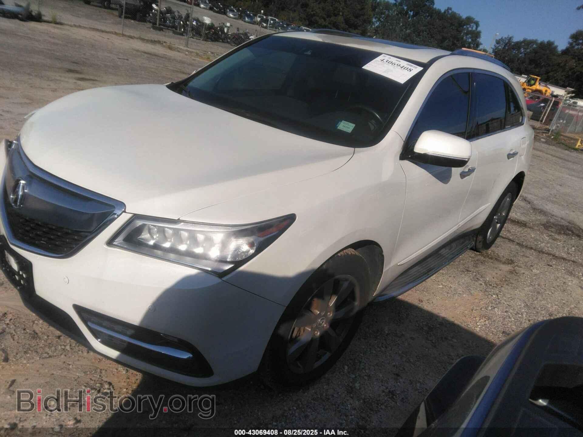 2016 ACURA MDX - VIN: 5FRYD4H9XGB016377 - Фото 2