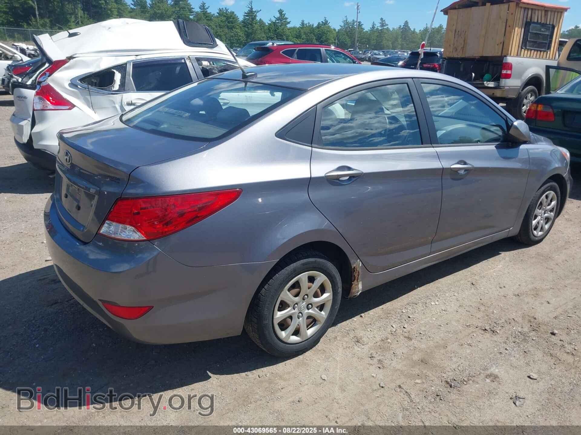 2013 HYUNDAI ACCENT - VIN: KMHCT4AE7DU586454 - Фото 4