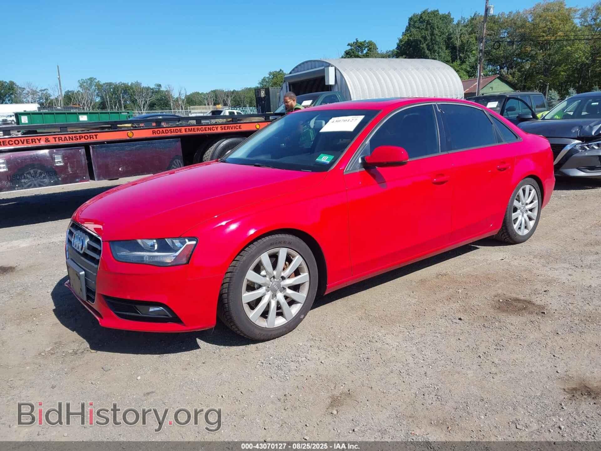 2013 AUDI A4 - VIN: WAUBFAFLXDN039960 - Фото 2