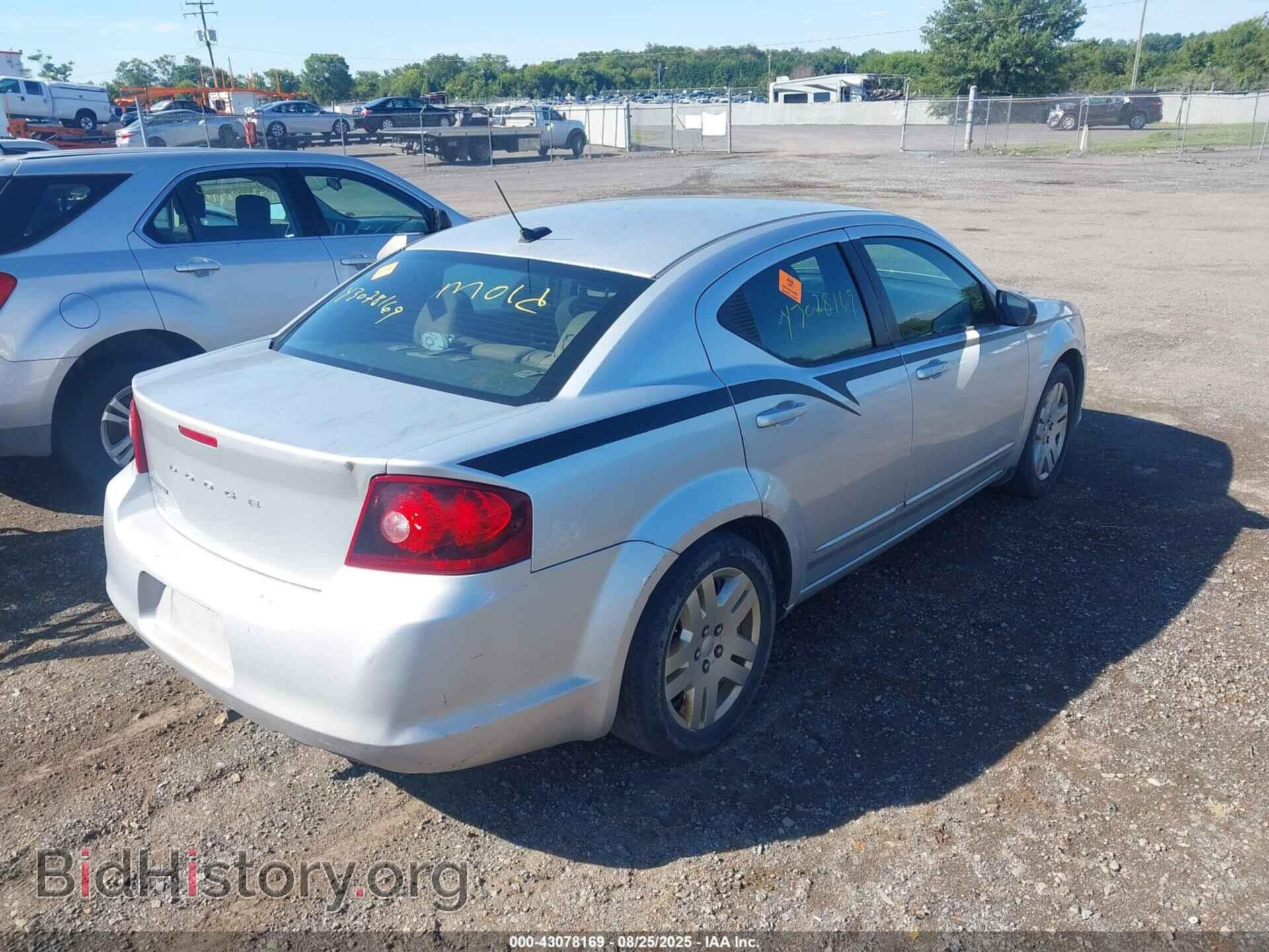 2012 DODGE AVENGER - VIN: 1C3CDZAB8CN324007 - Фото 4