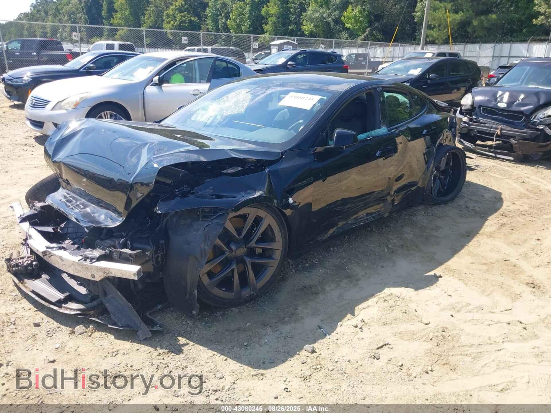 2022 TESLA MODEL S - VIN: 5YJSA1E64NF468525 - Фото 2