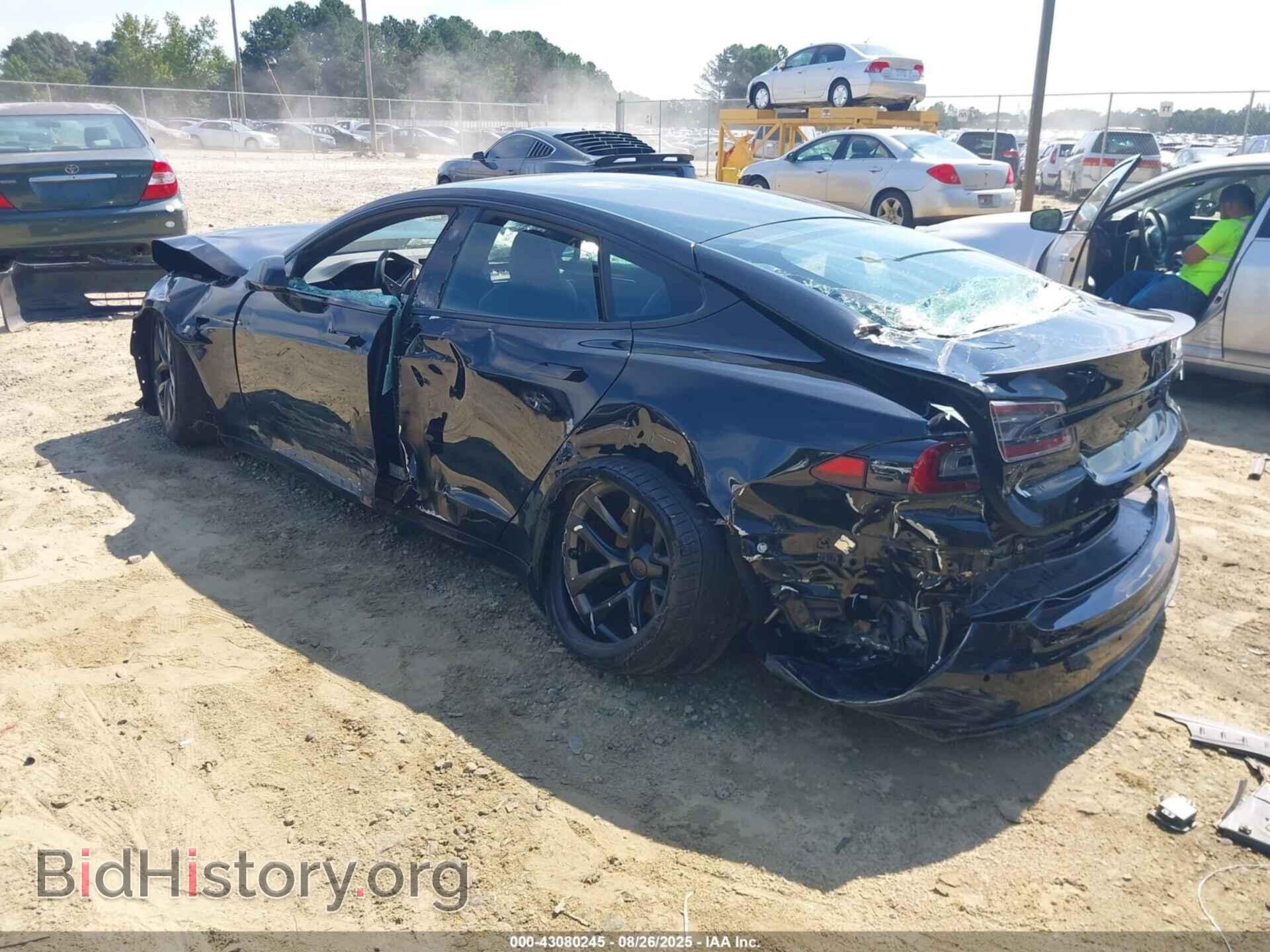 2022 TESLA MODEL S - VIN: 5YJSA1E64NF468525 - Фото 3