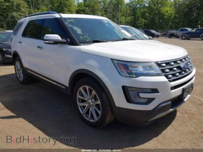 2017 Ford EXPLORER Limited, white — VIN 1FM5K8F82HGB88059, IAAI