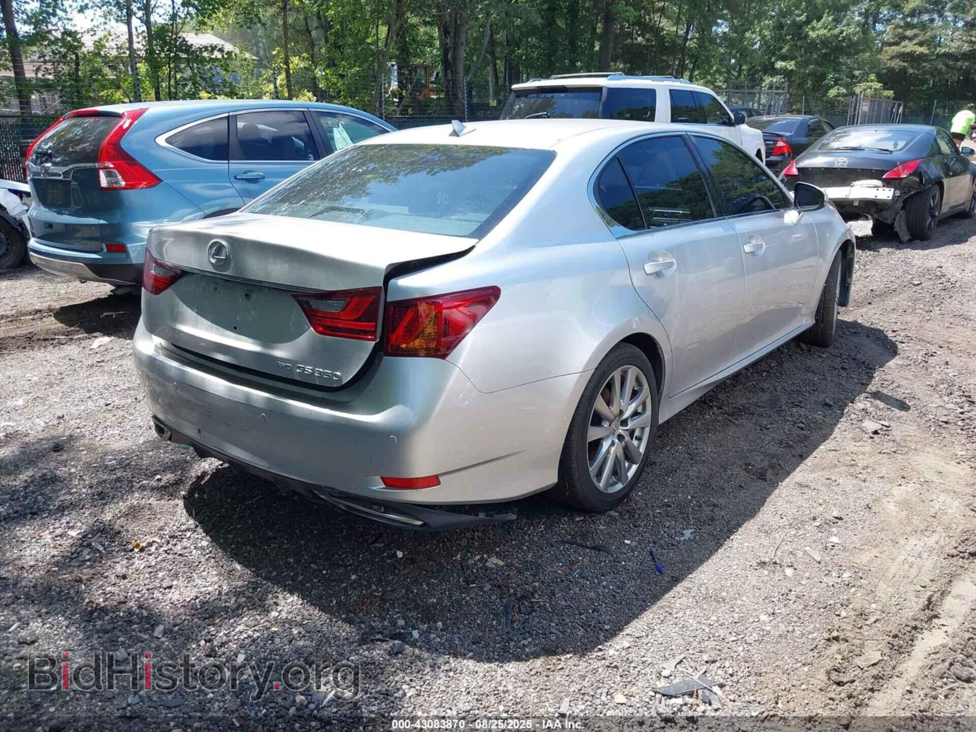 2013 LEXUS GS 350 - VIN: JTHCE1BL4D5003213 - Фото 4