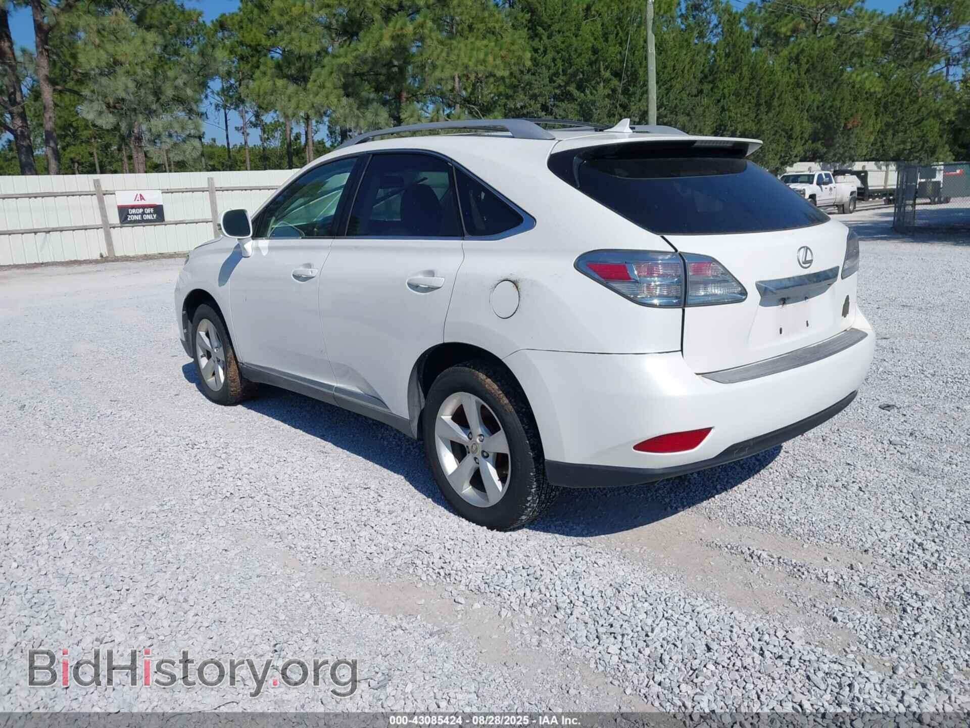 2011 LEXUS RX 350 - VIN: 2T2BK1BA7BC091240 - Фото 3