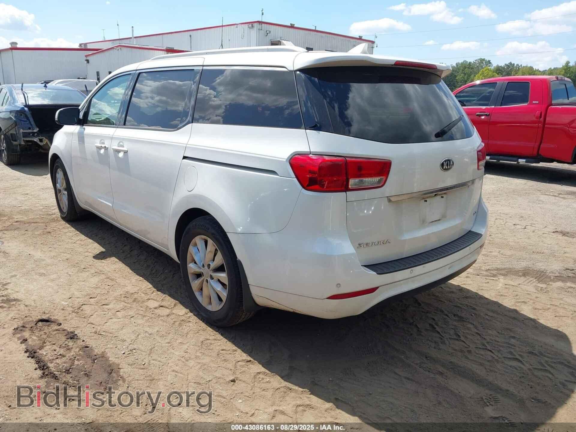 2016 KIA SEDONA - VIN: KNDMC5C19G6143935 - Фото 3