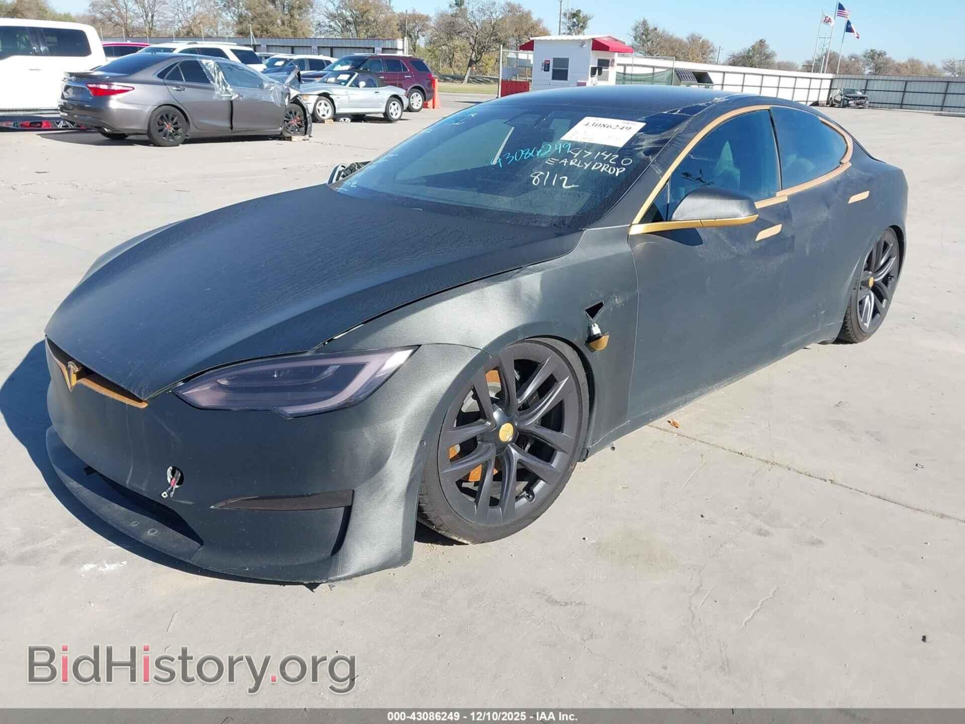2022 TESLA MODEL S - VIN: 5YJSA1E56NF471420 - Фото 2