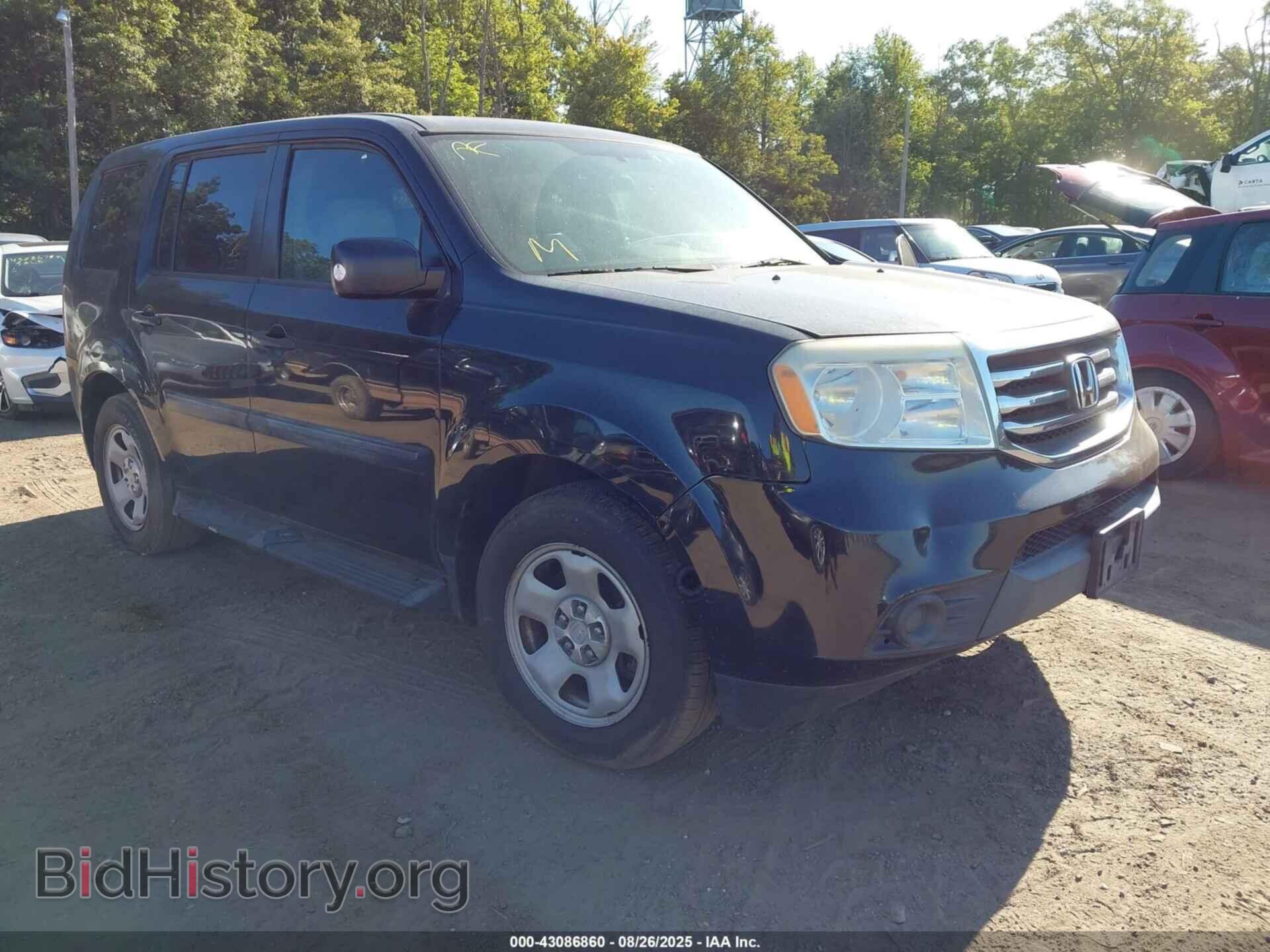 Фотография 5FNYF4H2XDB051673 - HONDA PILOT 2013