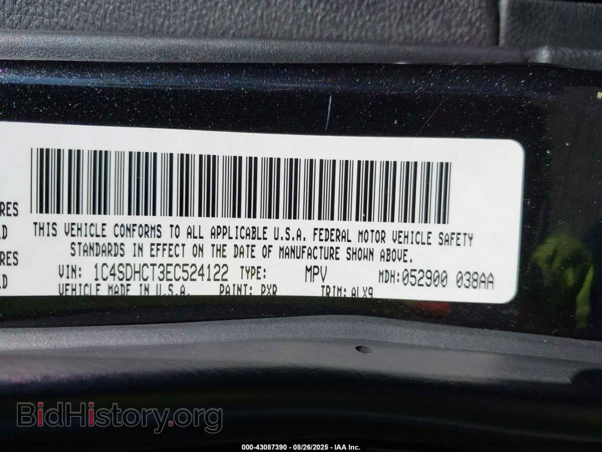 2014 DODGE DURANGO - VIN: 1C4SDHCT3EC524122 - Фото 9